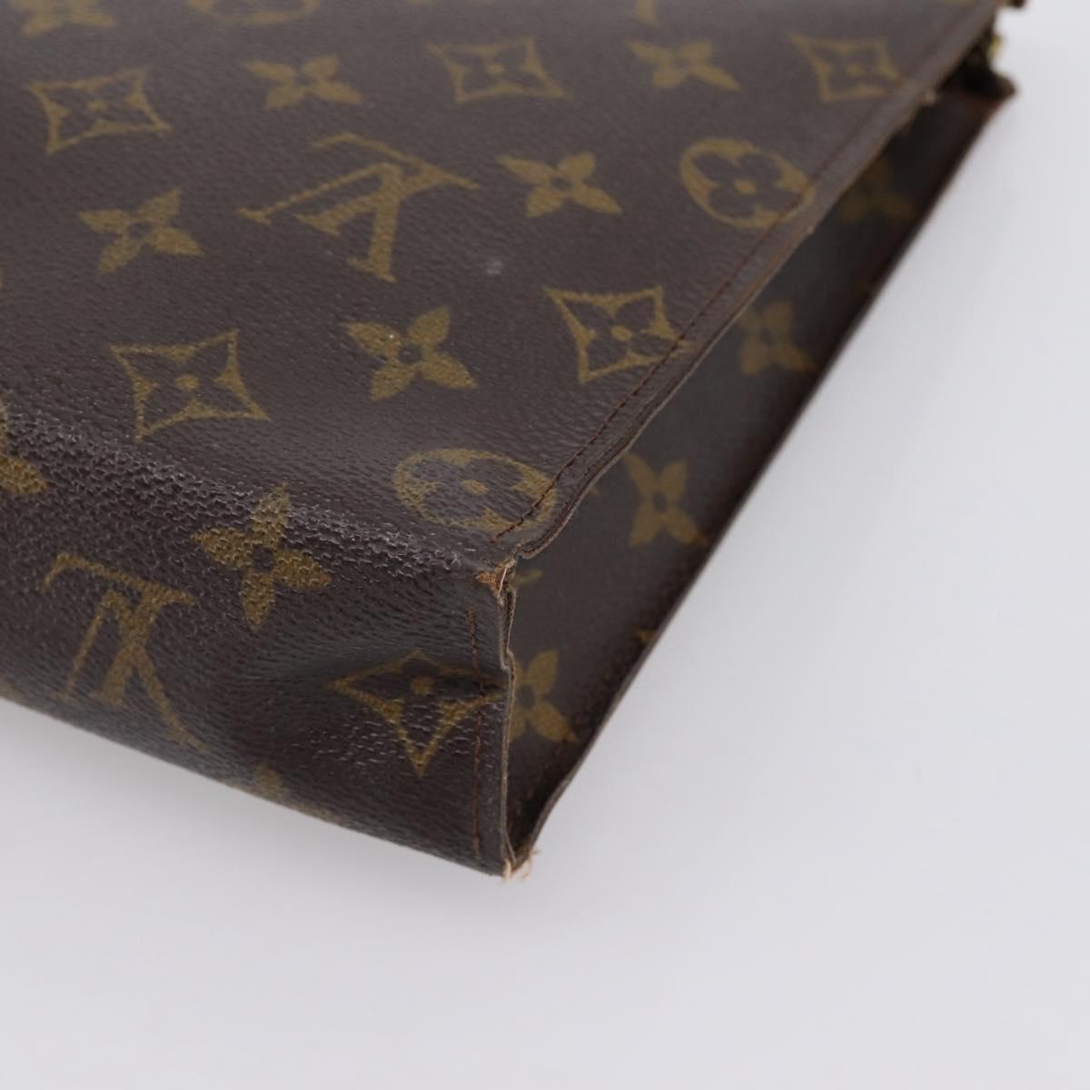 LOUIS VUITTON Monogram Poche Toilette 26 Pouch M47542 LV Auth 203477