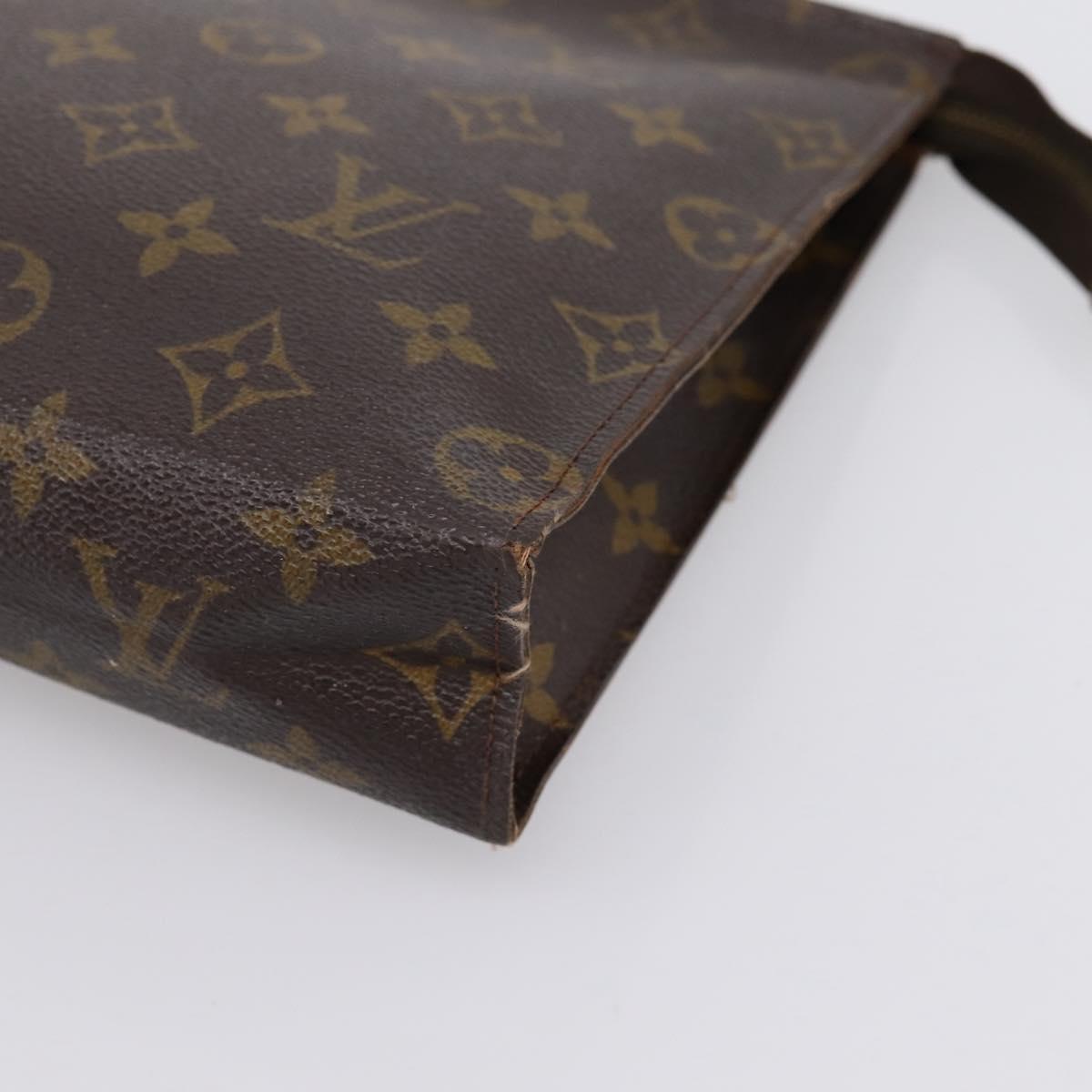 LOUIS VUITTON Monogram Poche Toilette 26 Pouch M47542 LV Auth 203477