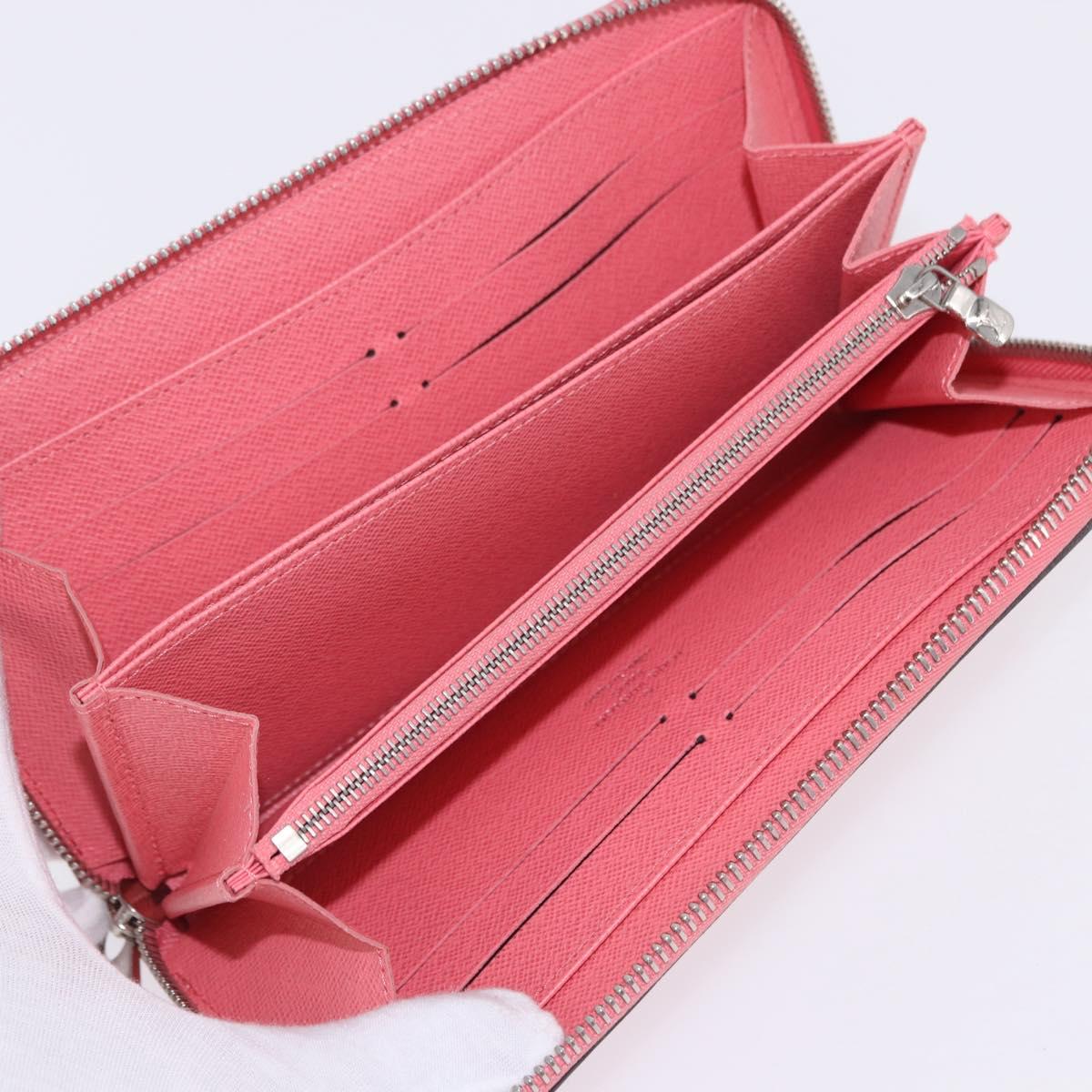LOUIS VUITTON Epi Zippy Wallet Long Wallet Pink Coraille M60663 LV Auth 203487V
