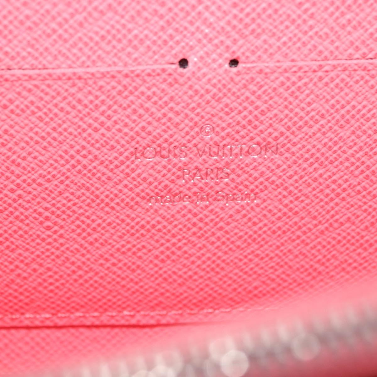 LOUIS VUITTON Epi Zippy Wallet Long Wallet Pink Coraille M60663 LV Auth 203487V