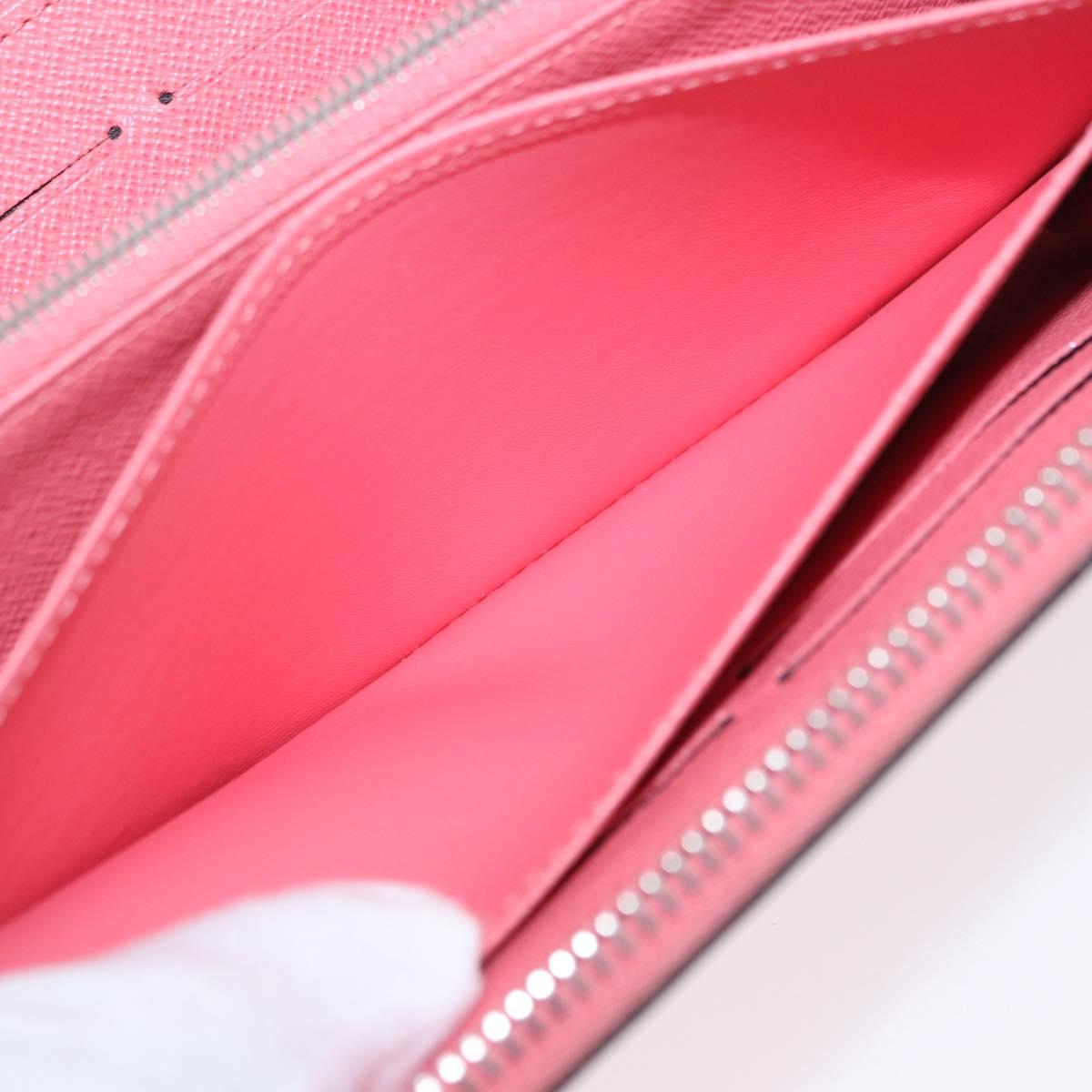 LOUIS VUITTON Epi Zippy Wallet Long Wallet Pink Coraille M60663 LV Auth 203487V