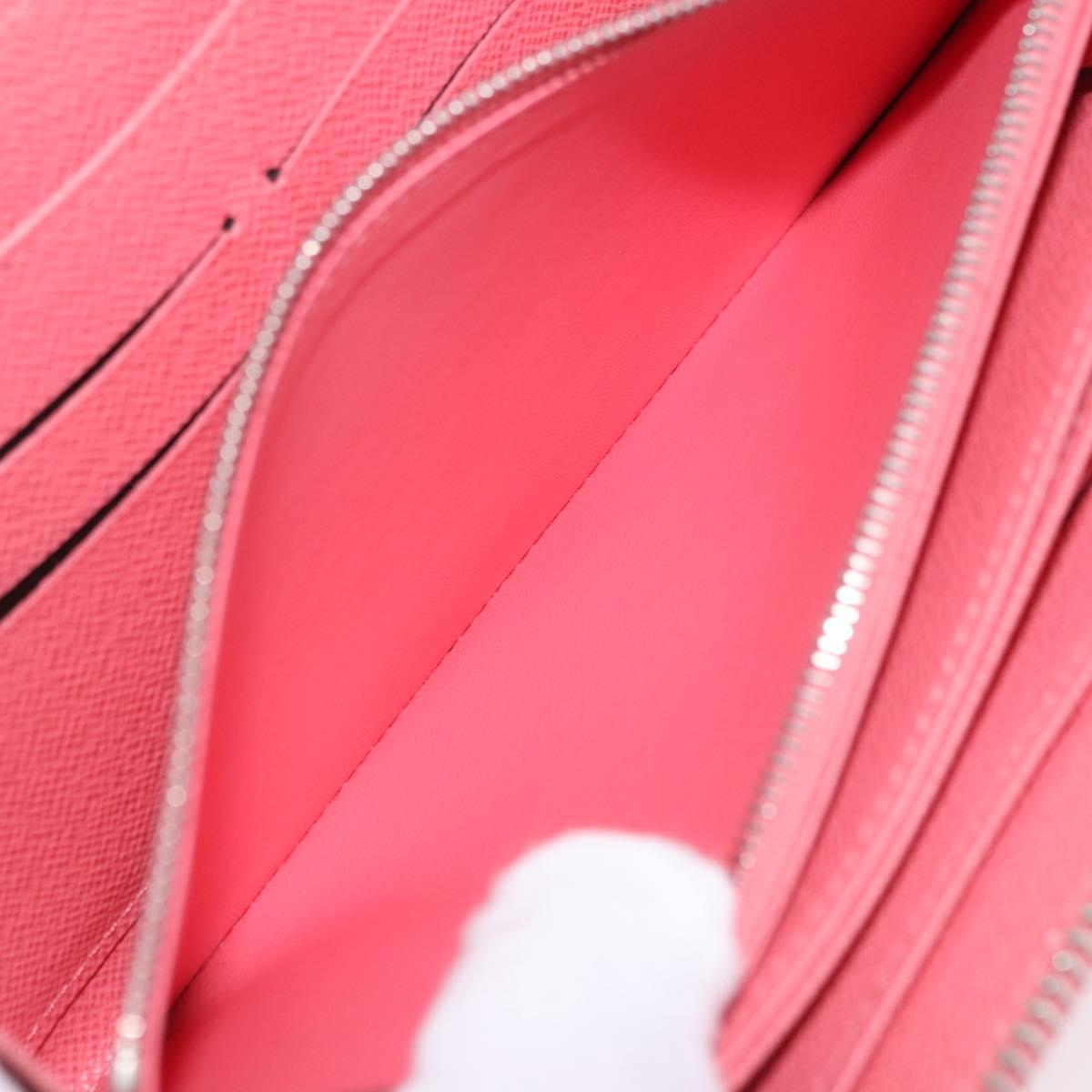 LOUIS VUITTON Epi Zippy Wallet Long Wallet Pink Coraille M60663 LV Auth 203487V