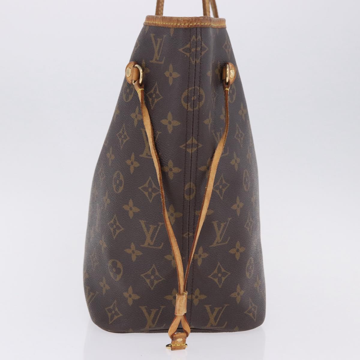 LOUIS VUITTON Monogram Neverfull MM Tote Bag M40156 LV Auth 203490