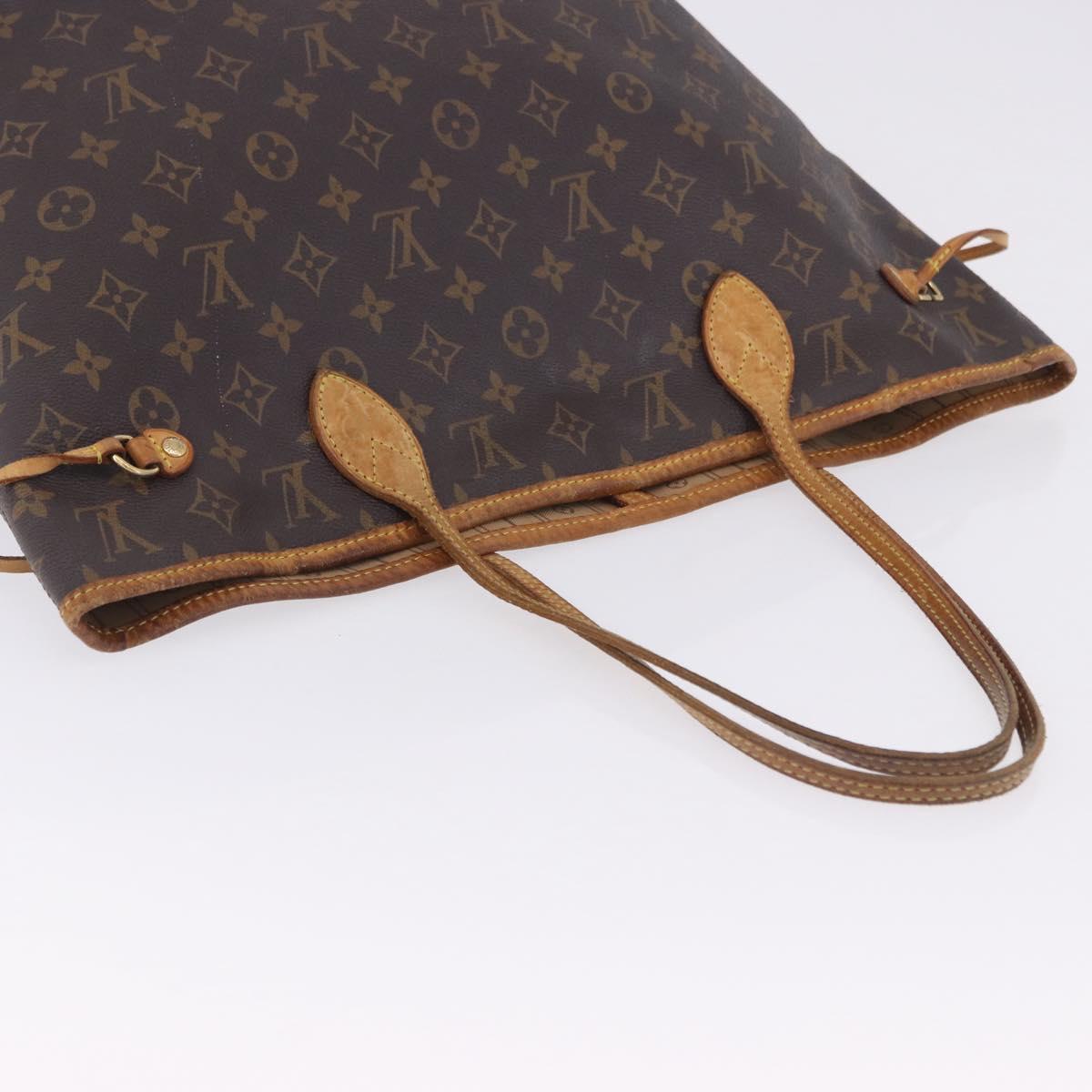 LOUIS VUITTON Monogram Neverfull MM Tote Bag M40156 LV Auth 203490