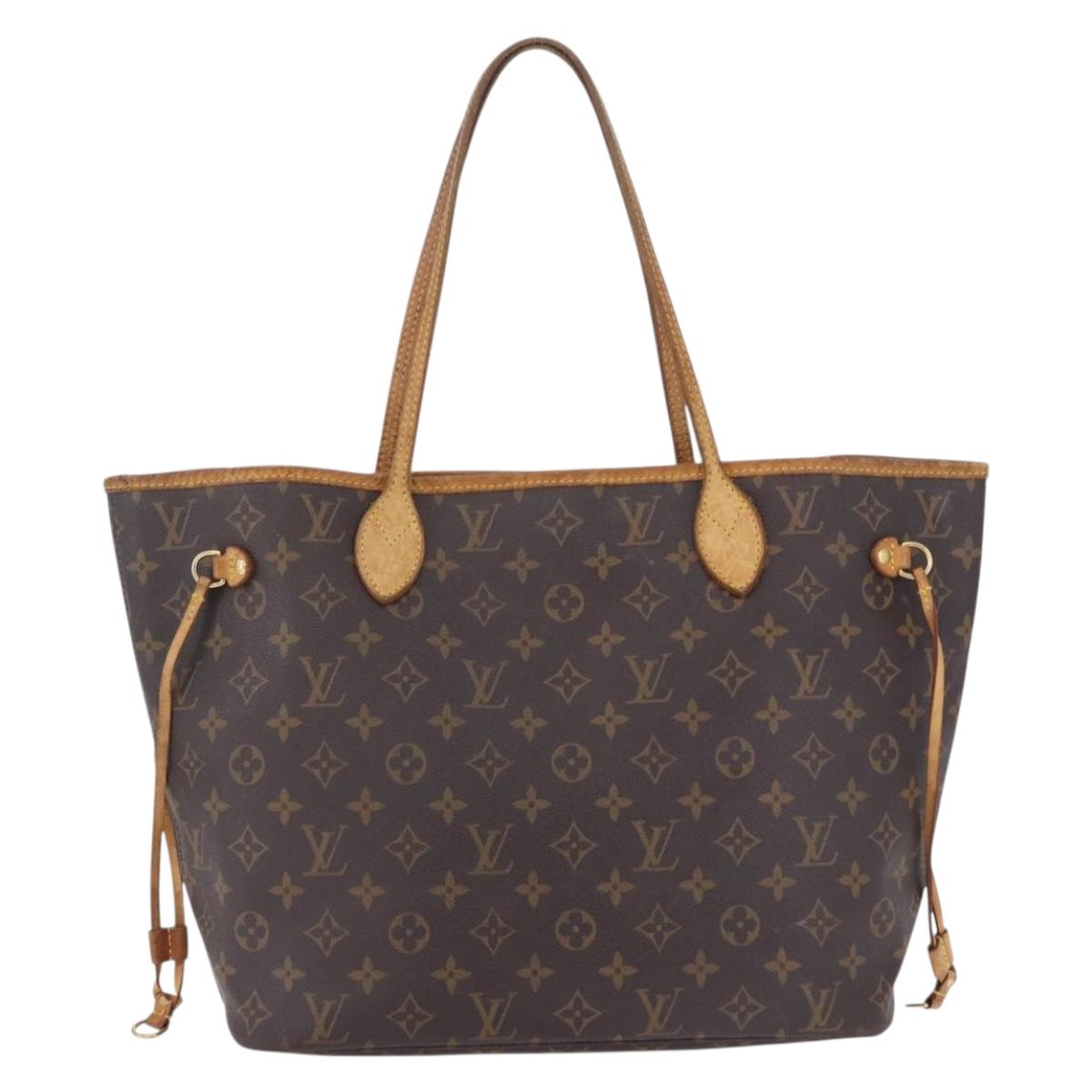 LOUIS VUITTON Monogram Neverfull MM Tote Bag M40156 LV Auth 203490