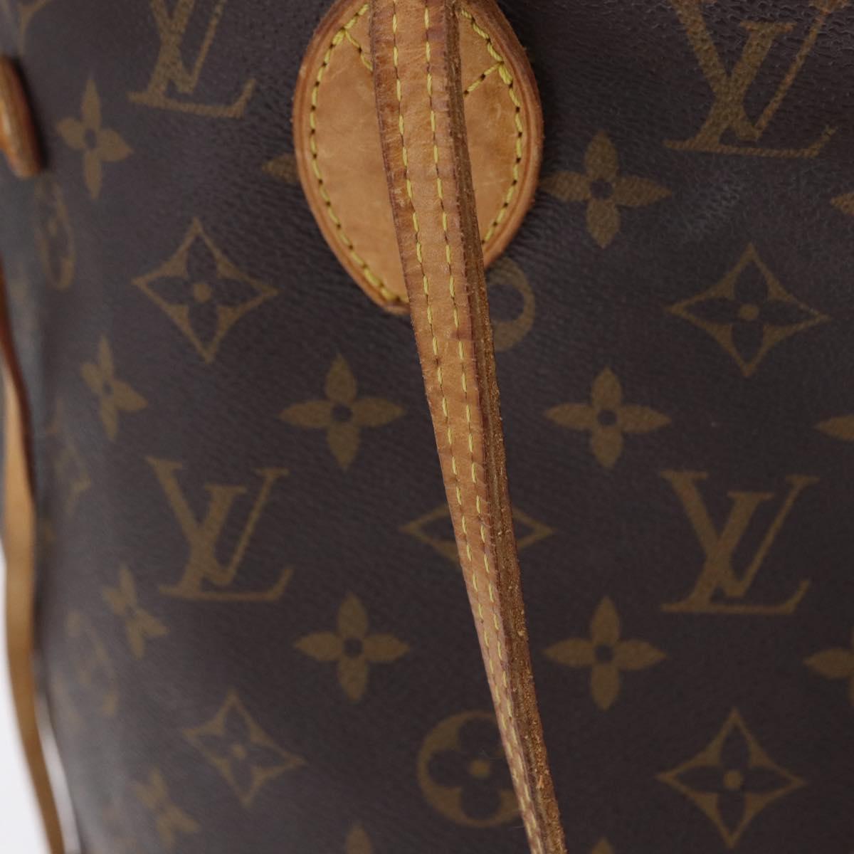 LOUIS VUITTON Monogram Neverfull MM Tote Bag M40156 LV Auth 203490