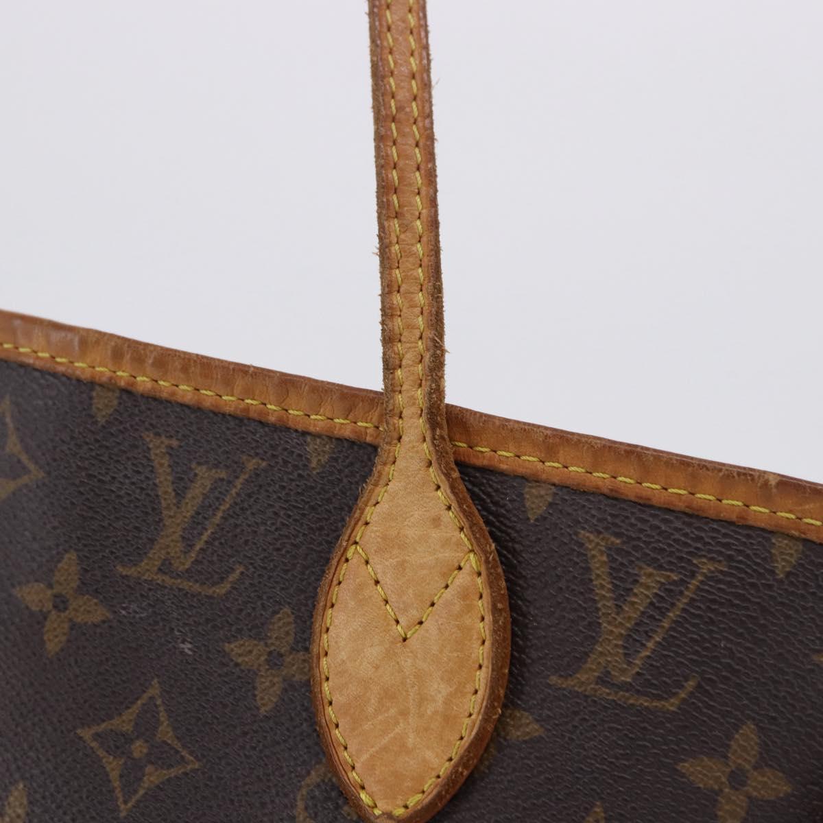 LOUIS VUITTON Monogram Neverfull MM Tote Bag M40156 LV Auth 203490