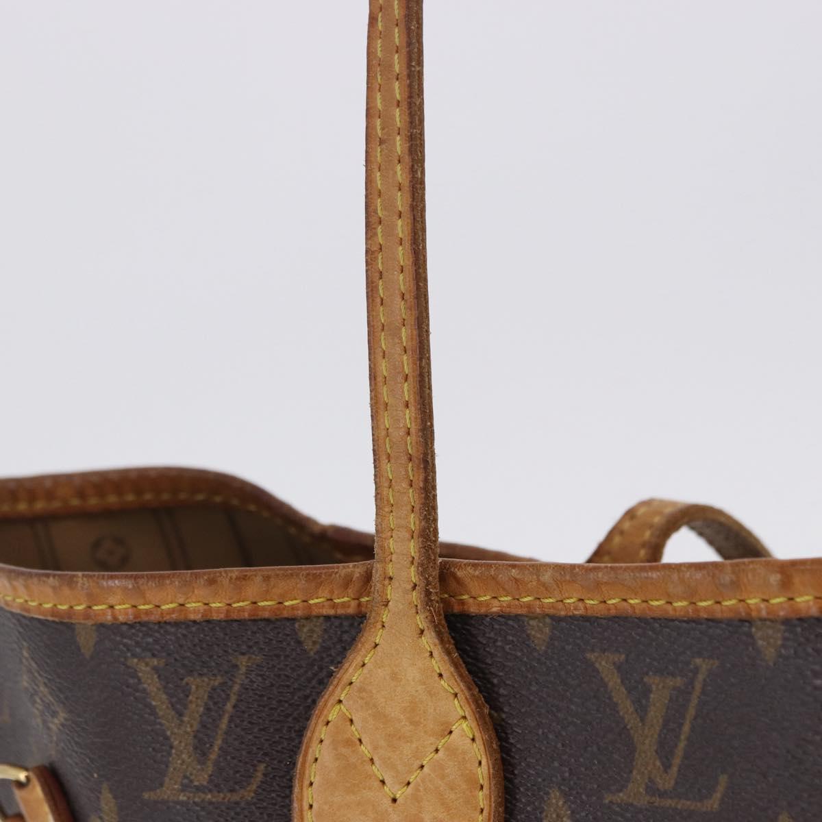 LOUIS VUITTON Monogram Neverfull MM Tote Bag M40156 LV Auth 203490