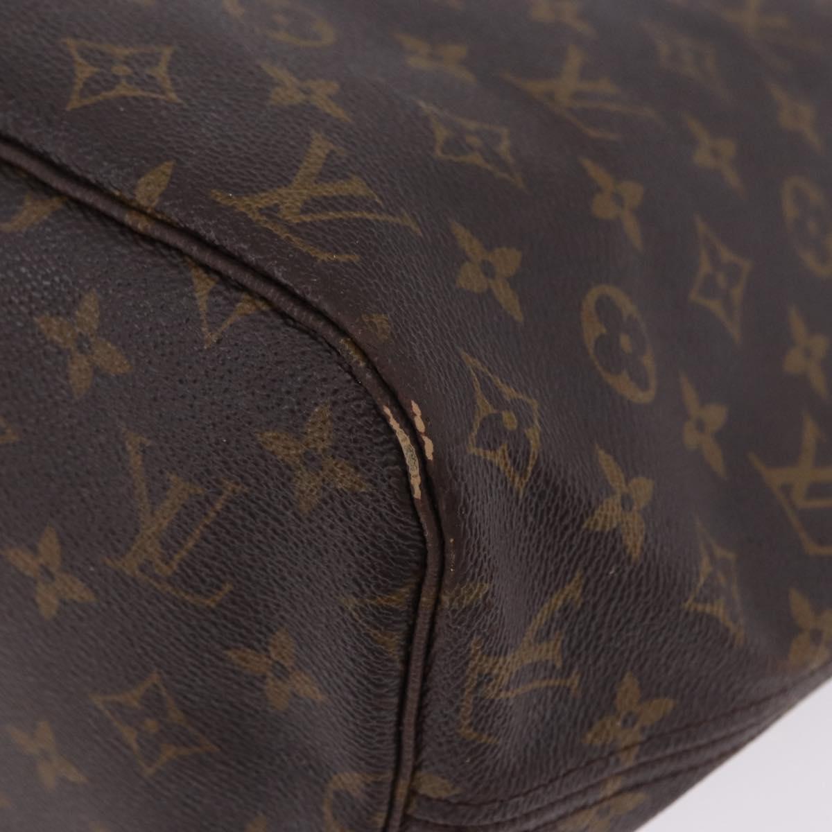 LOUIS VUITTON Monogram Neverfull MM Tote Bag M40156 LV Auth 203490