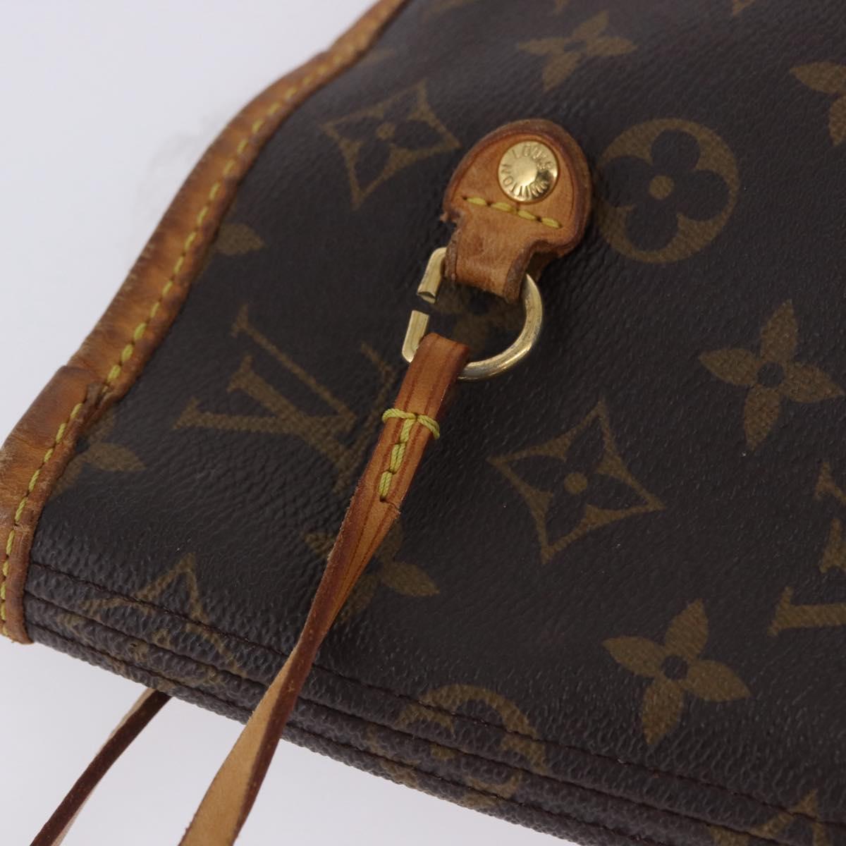 LOUIS VUITTON Monogram Neverfull MM Tote Bag M40156 LV Auth 203490