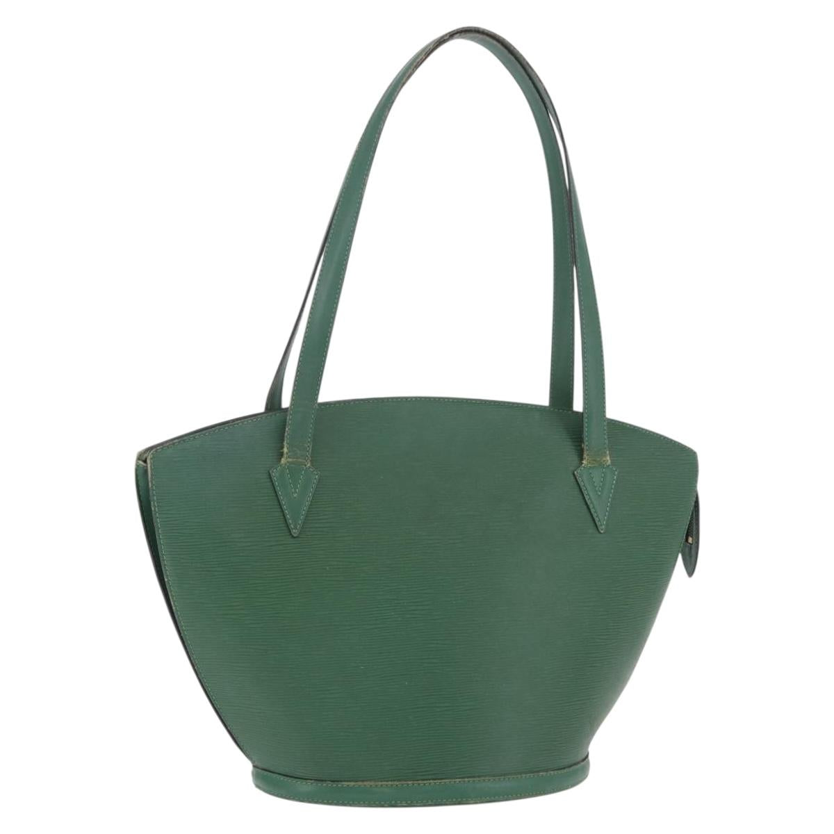 LOUIS VUITTON Epi Saint Jacques Shopping Shoulder Bag Green M52264 Auth 203492