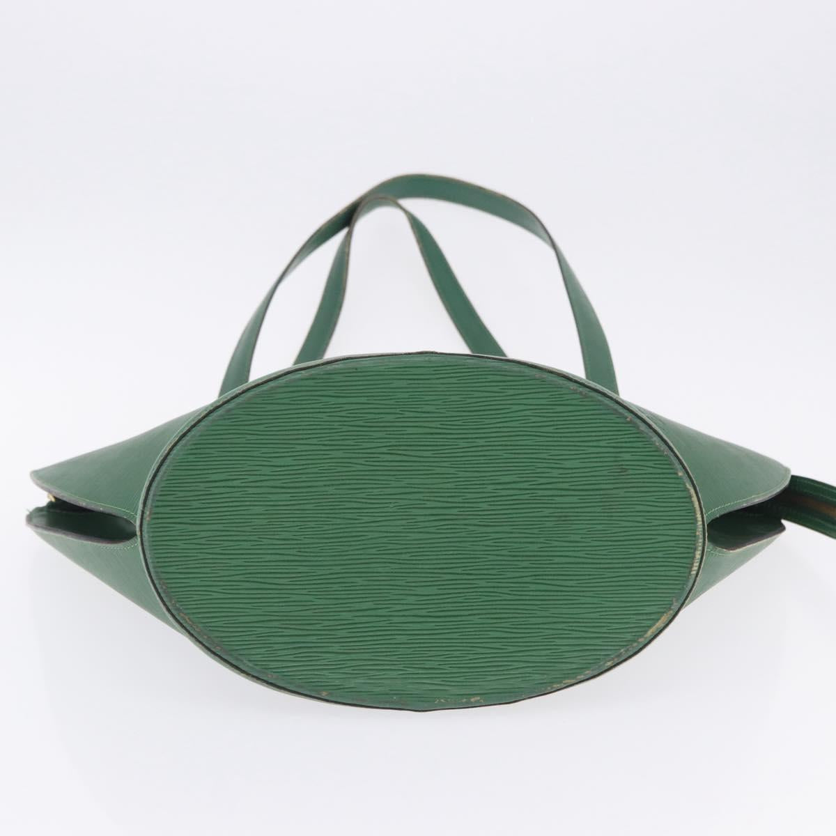 LOUIS VUITTON Epi Saint Jacques Shopping Shoulder Bag Green M52264 Auth 203492