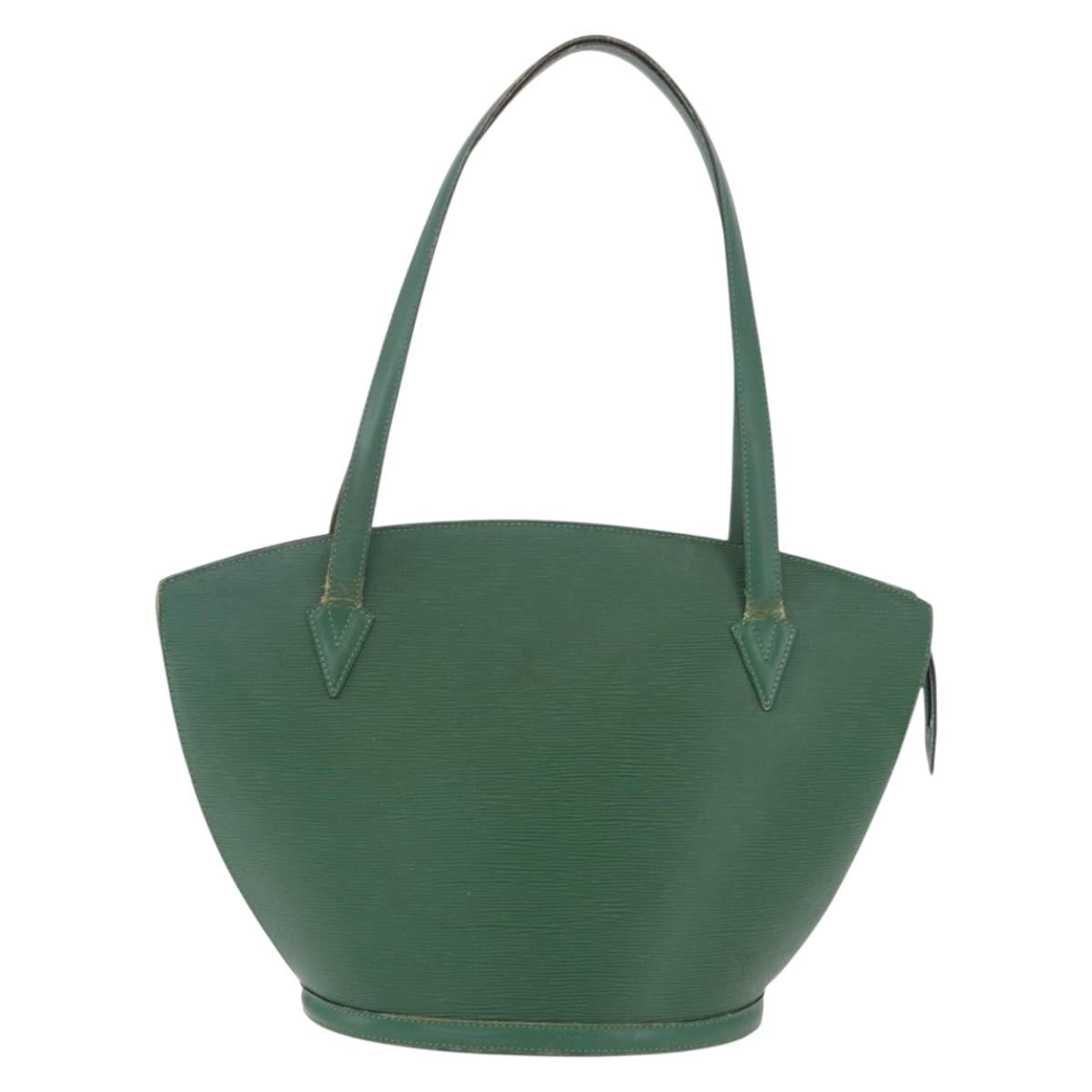 LOUIS VUITTON Epi Saint Jacques Shopping Shoulder Bag Green M52264 Auth 203492