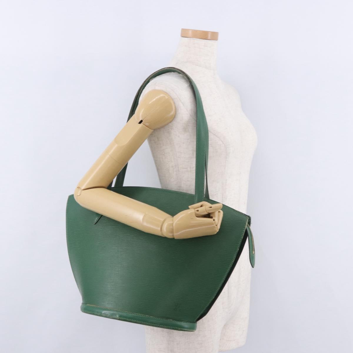 LOUIS VUITTON Epi Saint Jacques Shopping Shoulder Bag Green M52264 Auth 203492