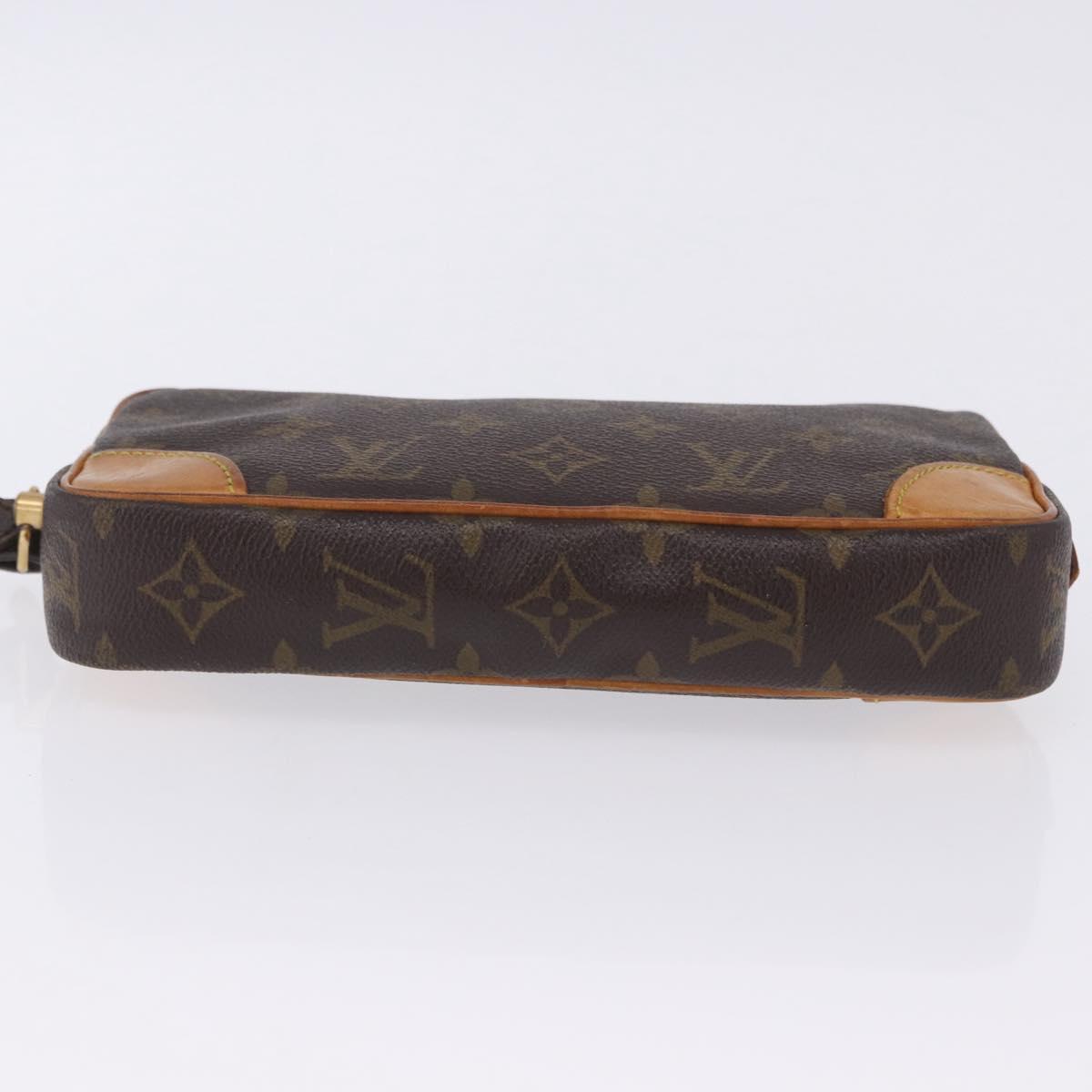 LOUIS VUITTON Monogram Marly Dragonne PM Clutch Bag M51827 LV Auth 203498A