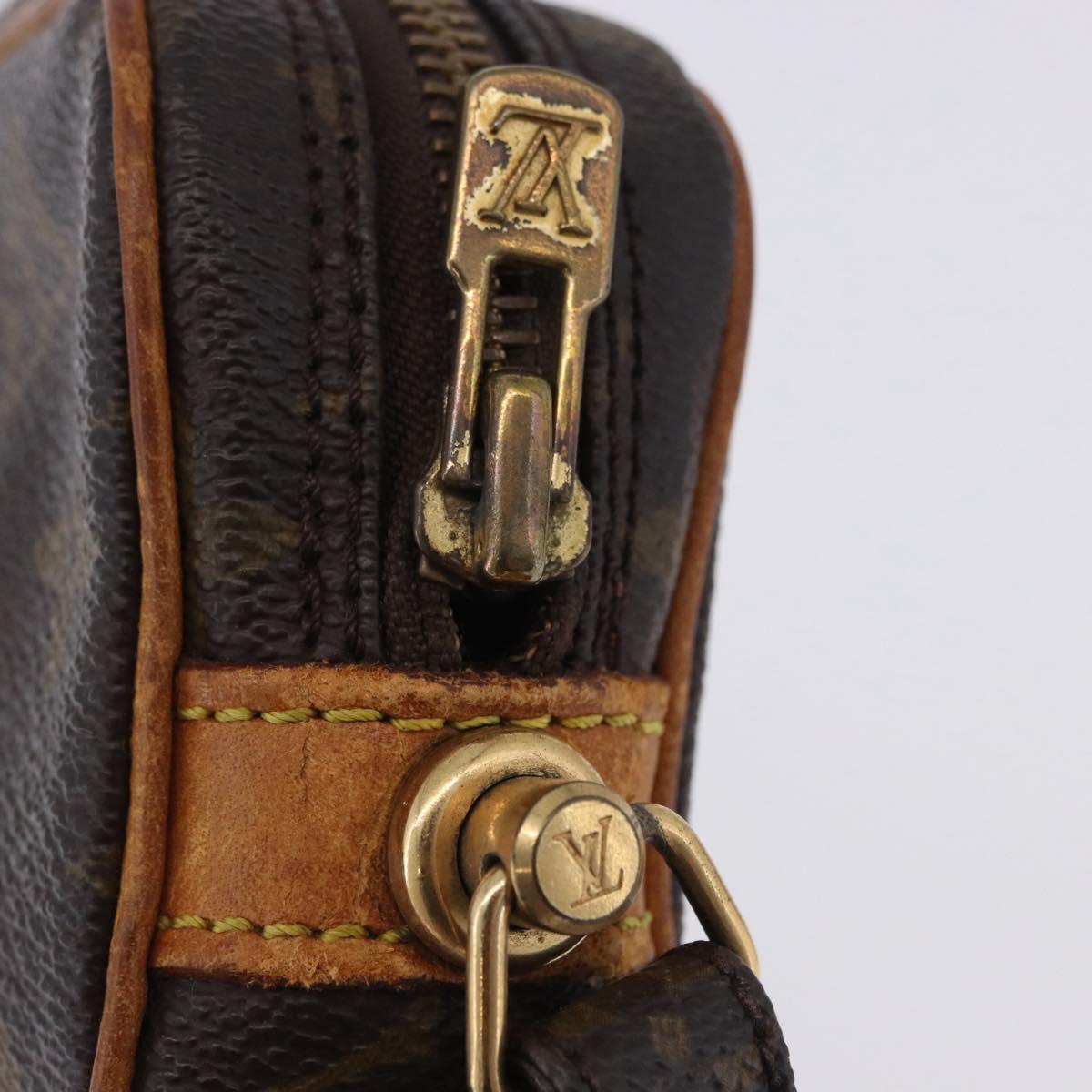 LOUIS VUITTON Monogram Marly Dragonne PM Clutch Bag M51827 LV Auth 203498A