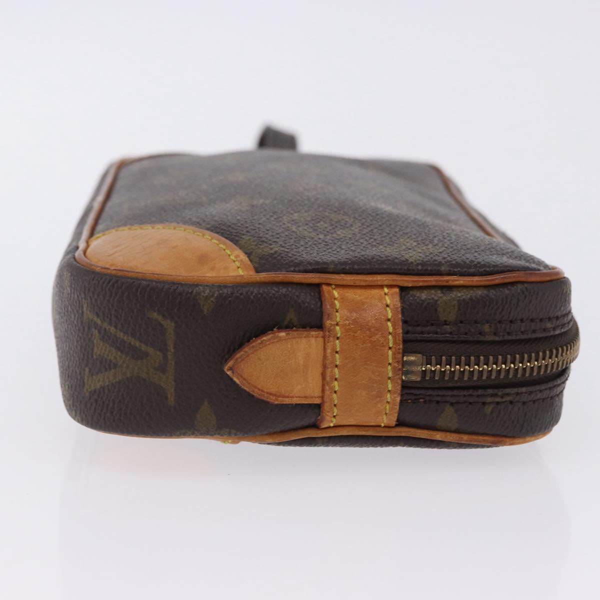 LOUIS VUITTON Monogram Marly Dragonne PM Clutch Bag M51827 LV Auth 203498A
