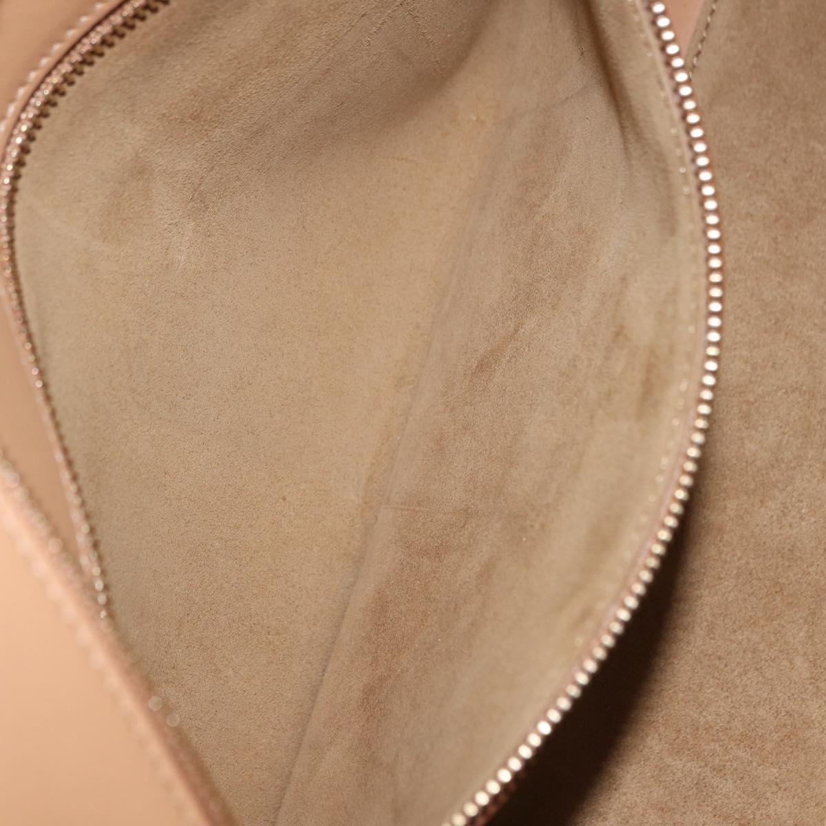 LOEWE Amazona 28 Hand Bag Canvas 2way Beige Gold Auth 203608SAM