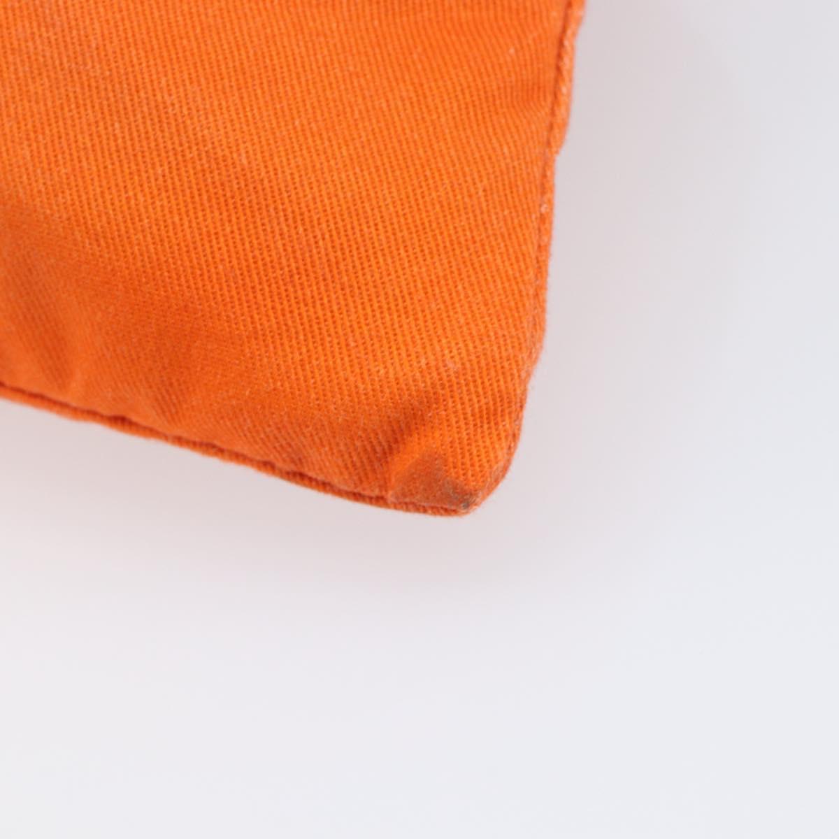 LOEWE Parauzui Visa Collaboration Purse Pouch Canvas Orange Auth 203609