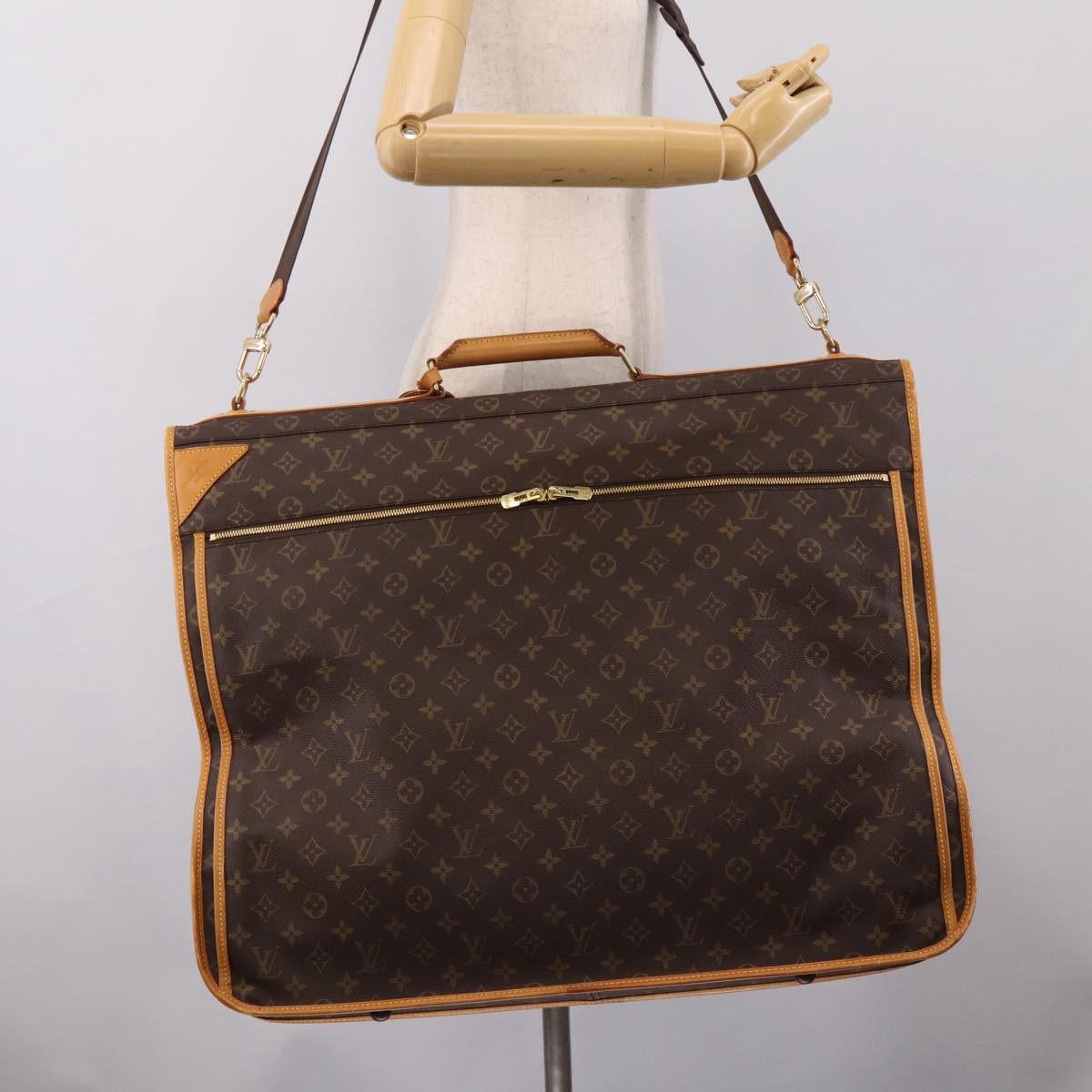 LOUIS VUITTON Monogram Portable Cabin Garment Cover M23420 LV Auth 203610