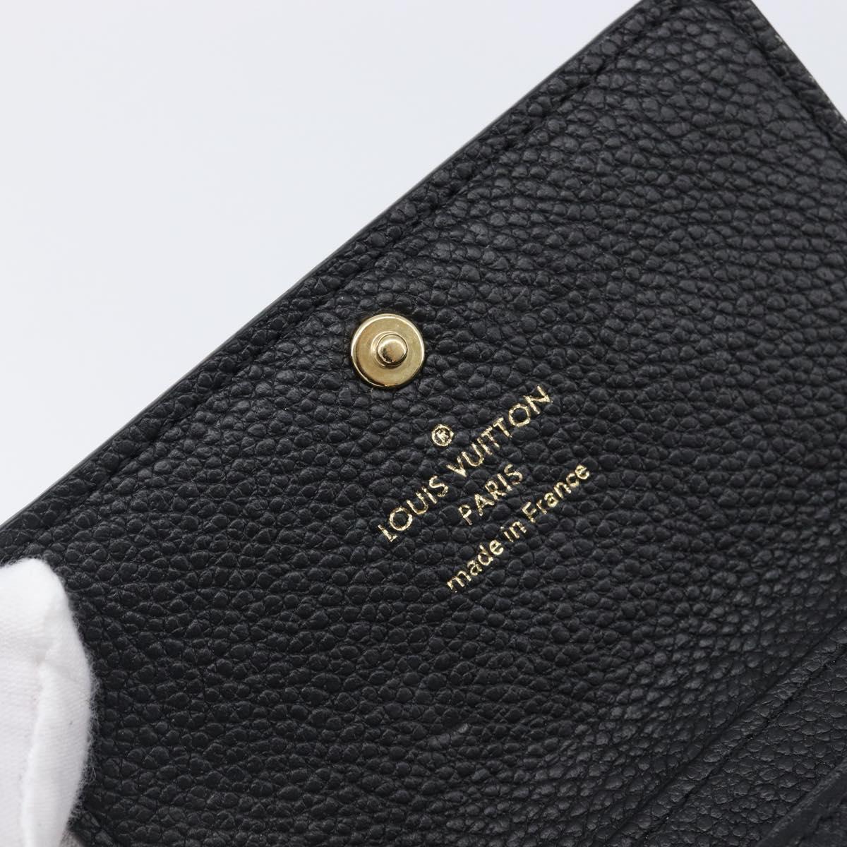 LOUIS VUITTON Empreinte Multicles 6 Key Case Black M64421 LV Auth 203628
