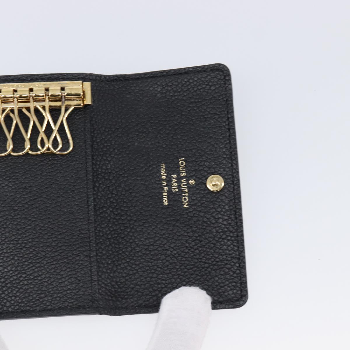 LOUIS VUITTON Empreinte Multicles 6 Key Case Black M64421 LV Auth 203628