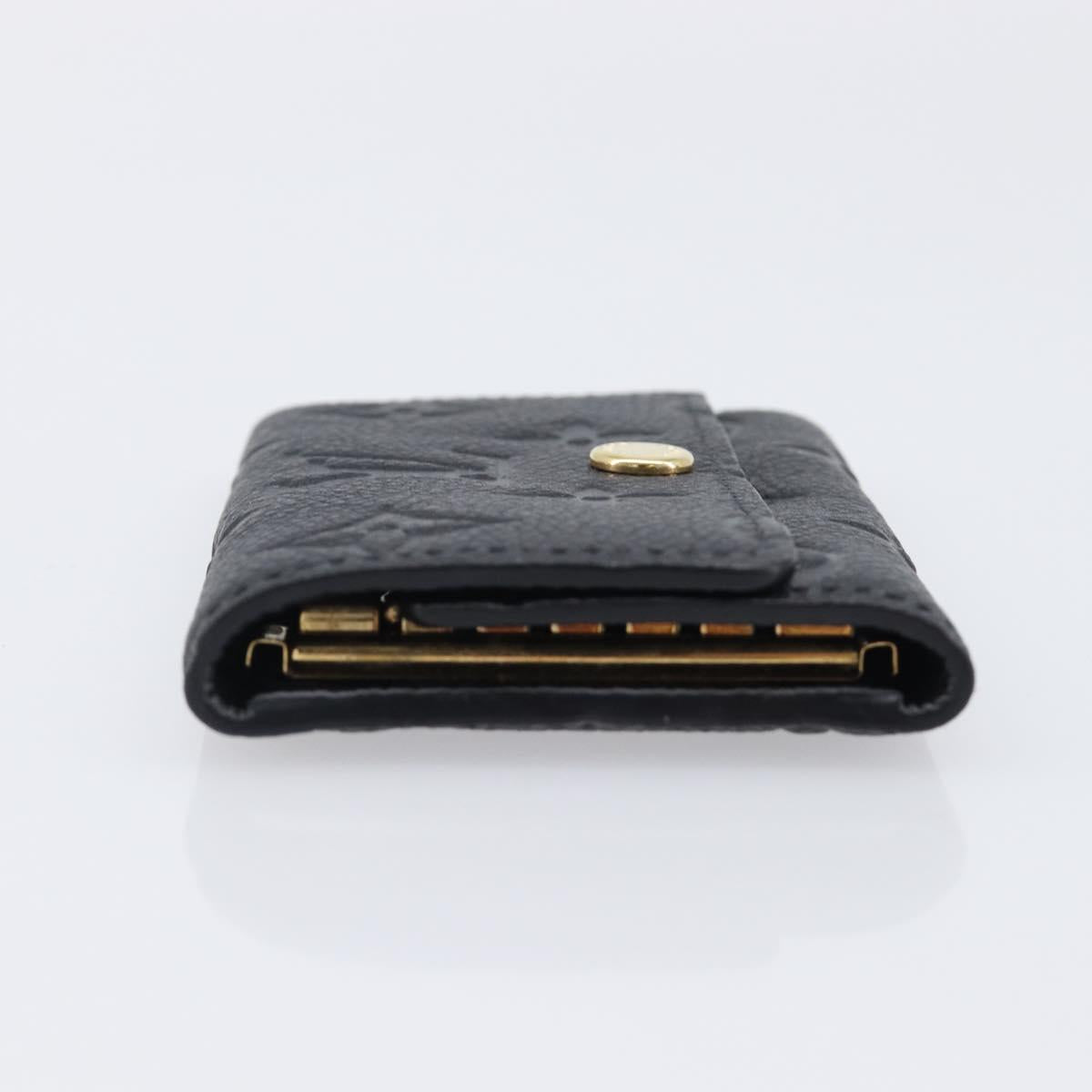 LOUIS VUITTON Empreinte Multicles 6 Key Case Black M64421 LV Auth 203628