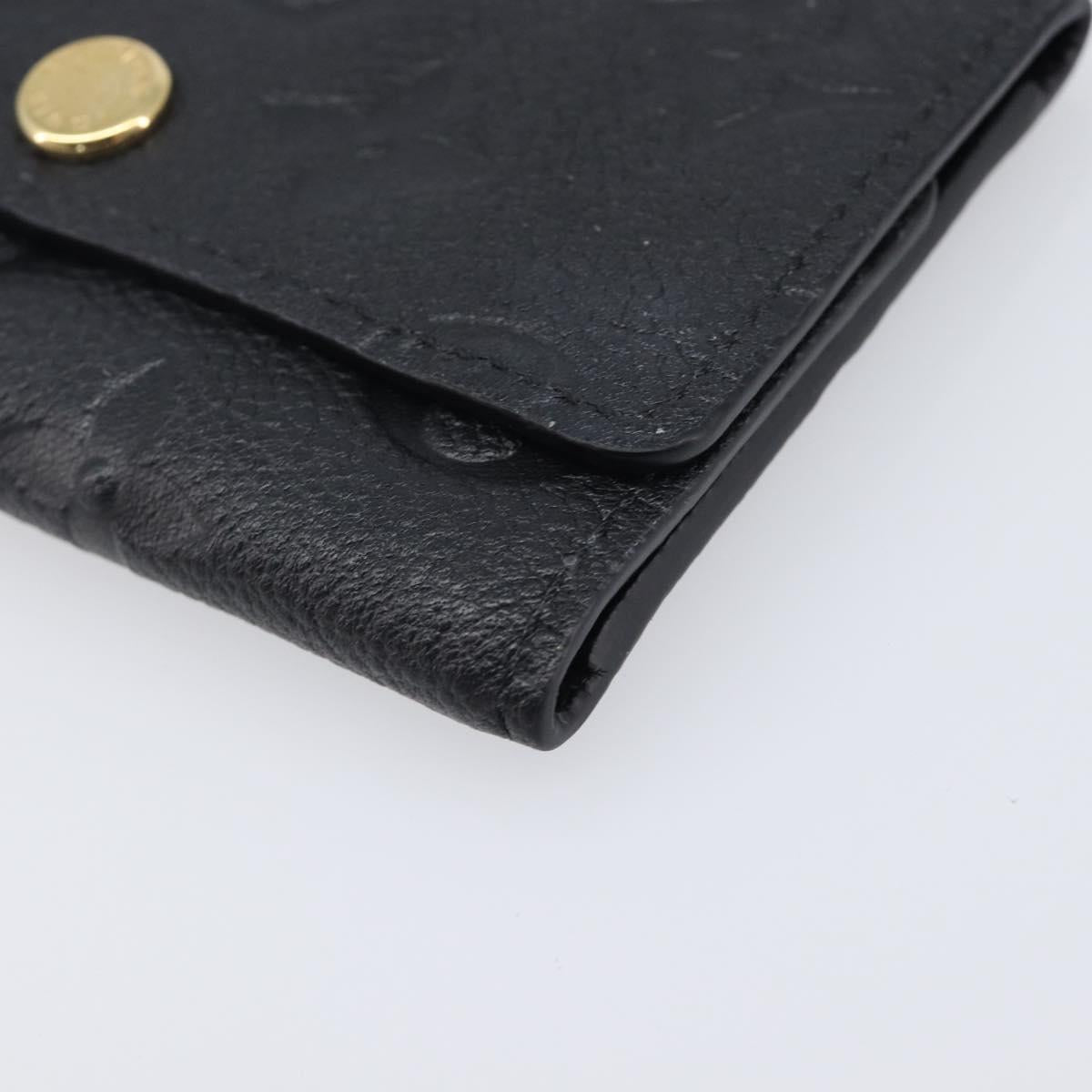 LOUIS VUITTON Empreinte Multicles 6 Key Case Black M64421 LV Auth 203628
