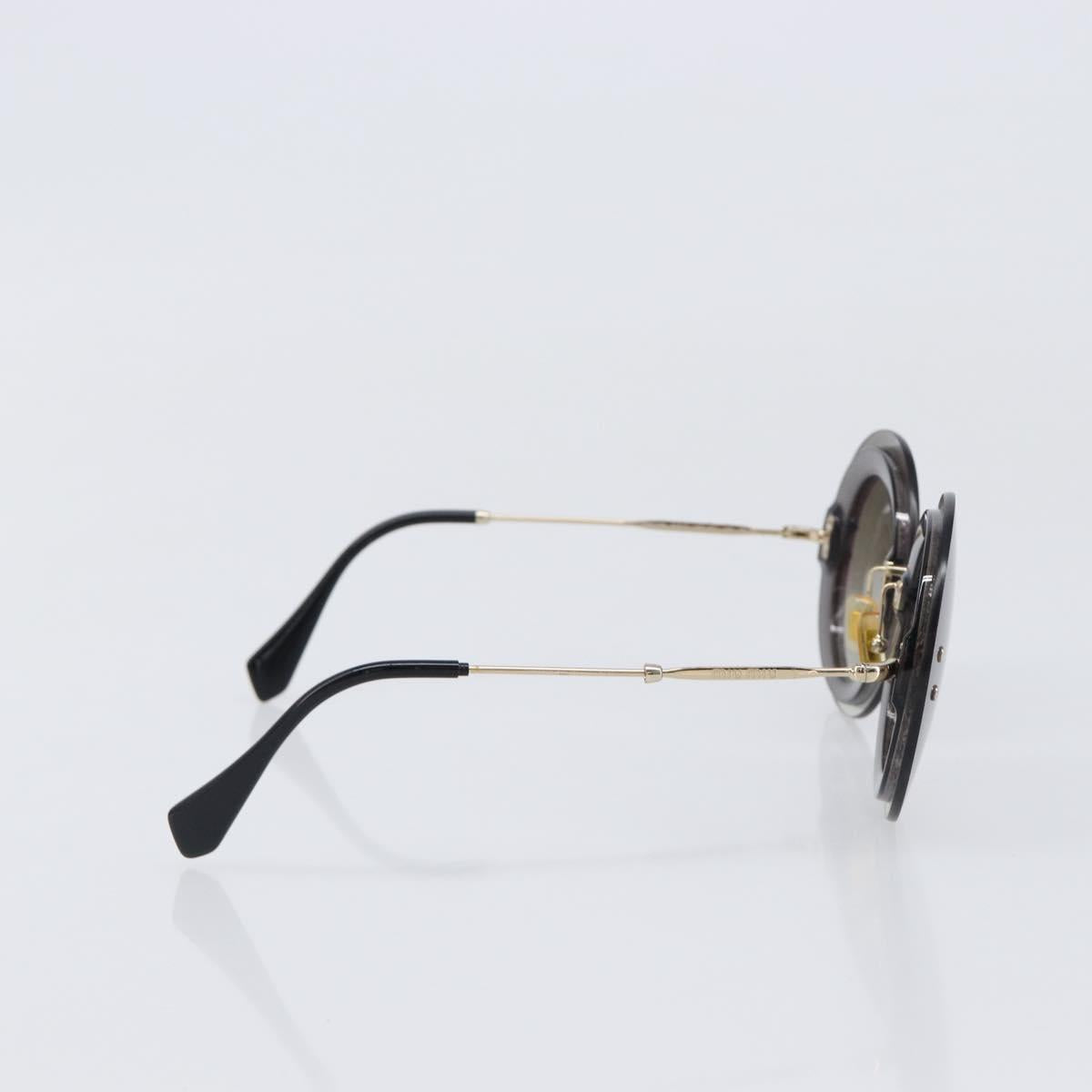 Miu Miu Sunglasses Plastic Gold Tone Auth 203629