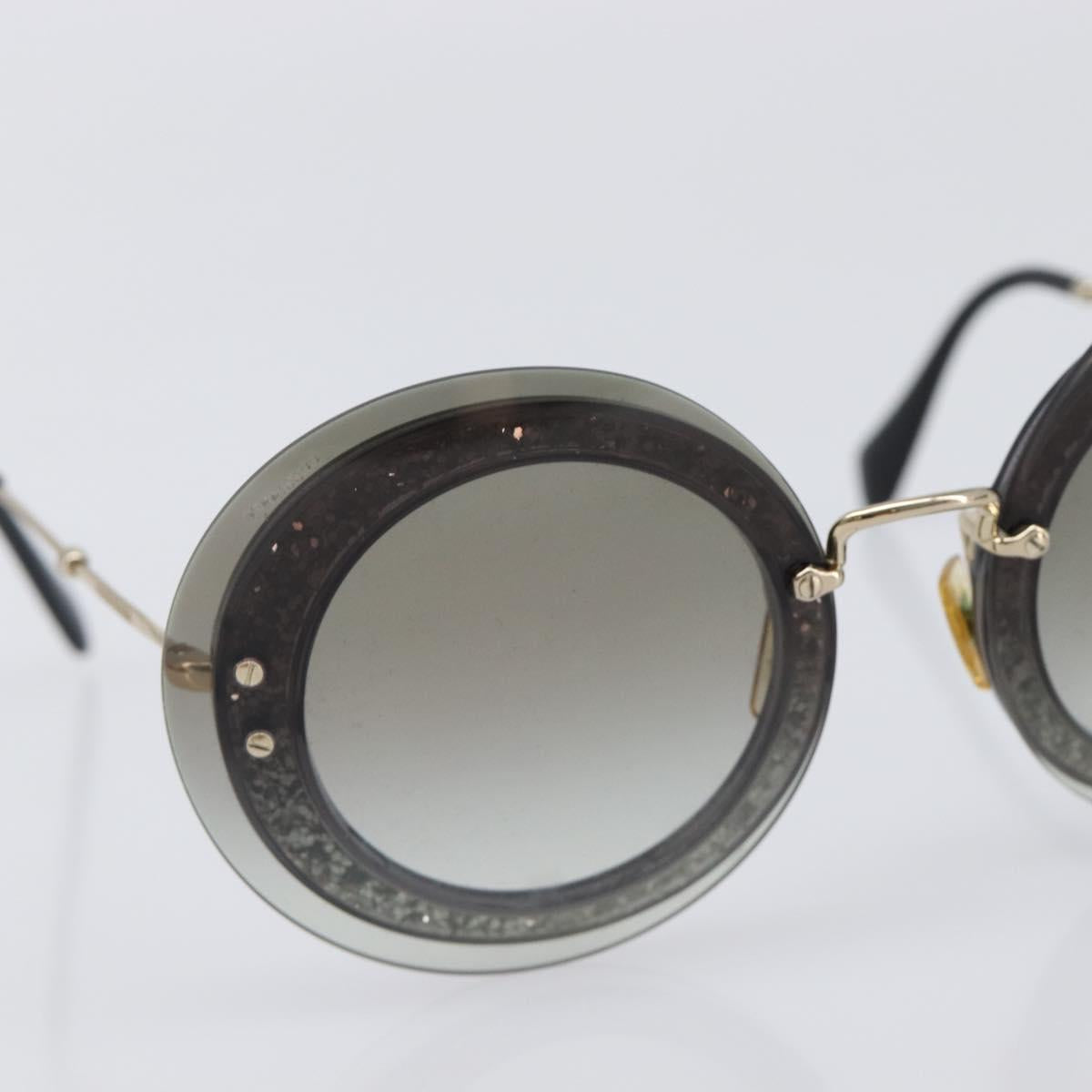 Miu Miu Sunglasses Plastic Gold Tone Auth 203629