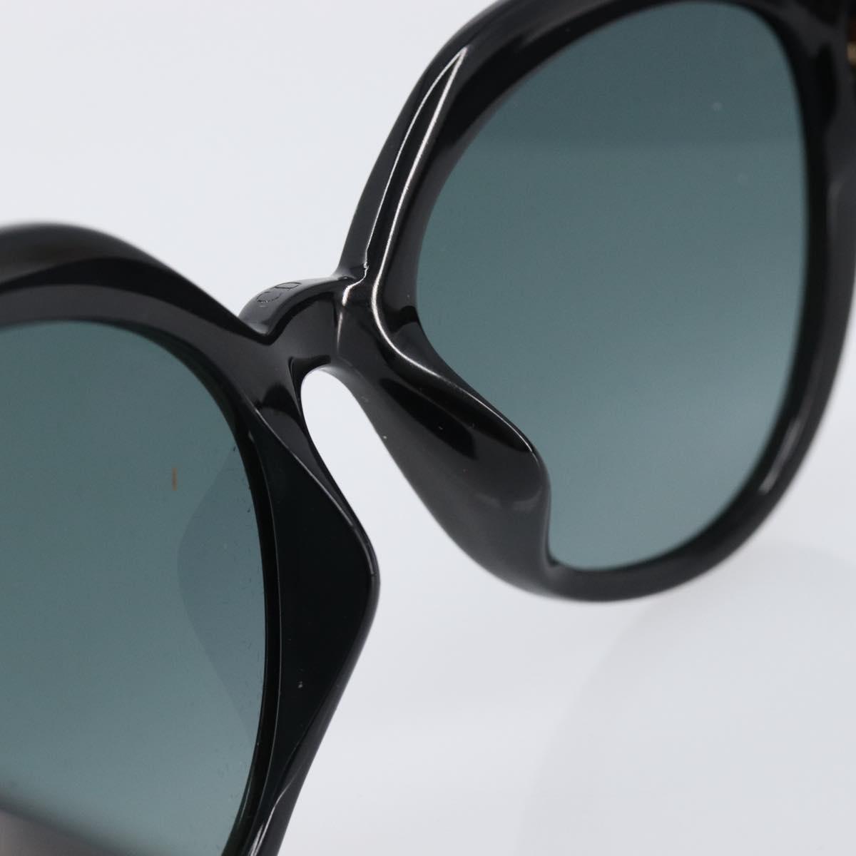 Christian Dior Sunglasses Plastic Black Gold Auth 203630M