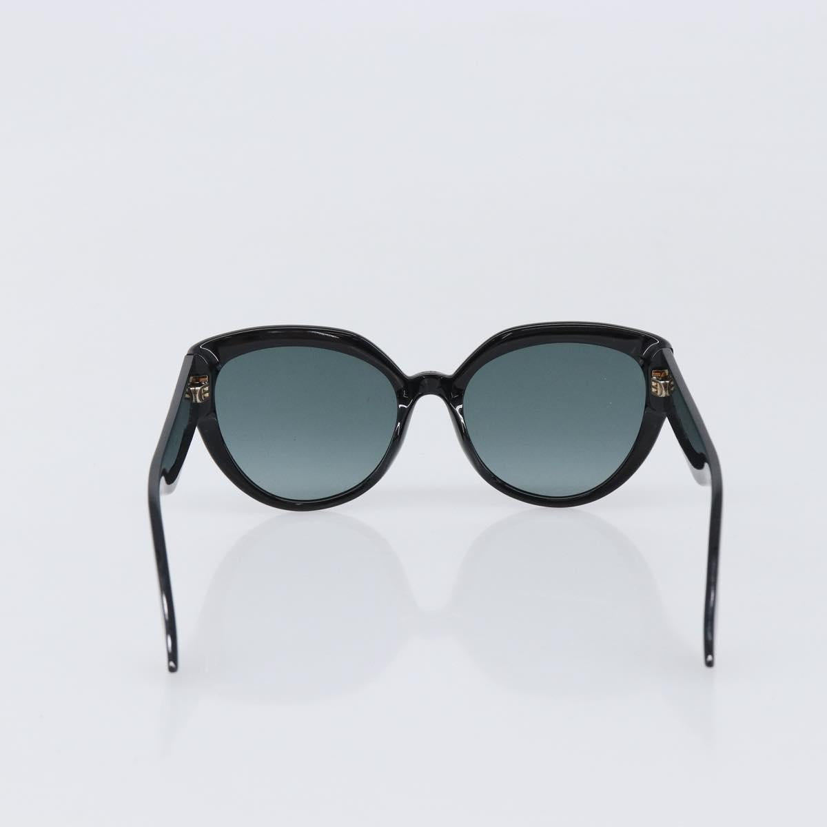 Christian Dior Sunglasses Plastic Black Gold Auth 203630M