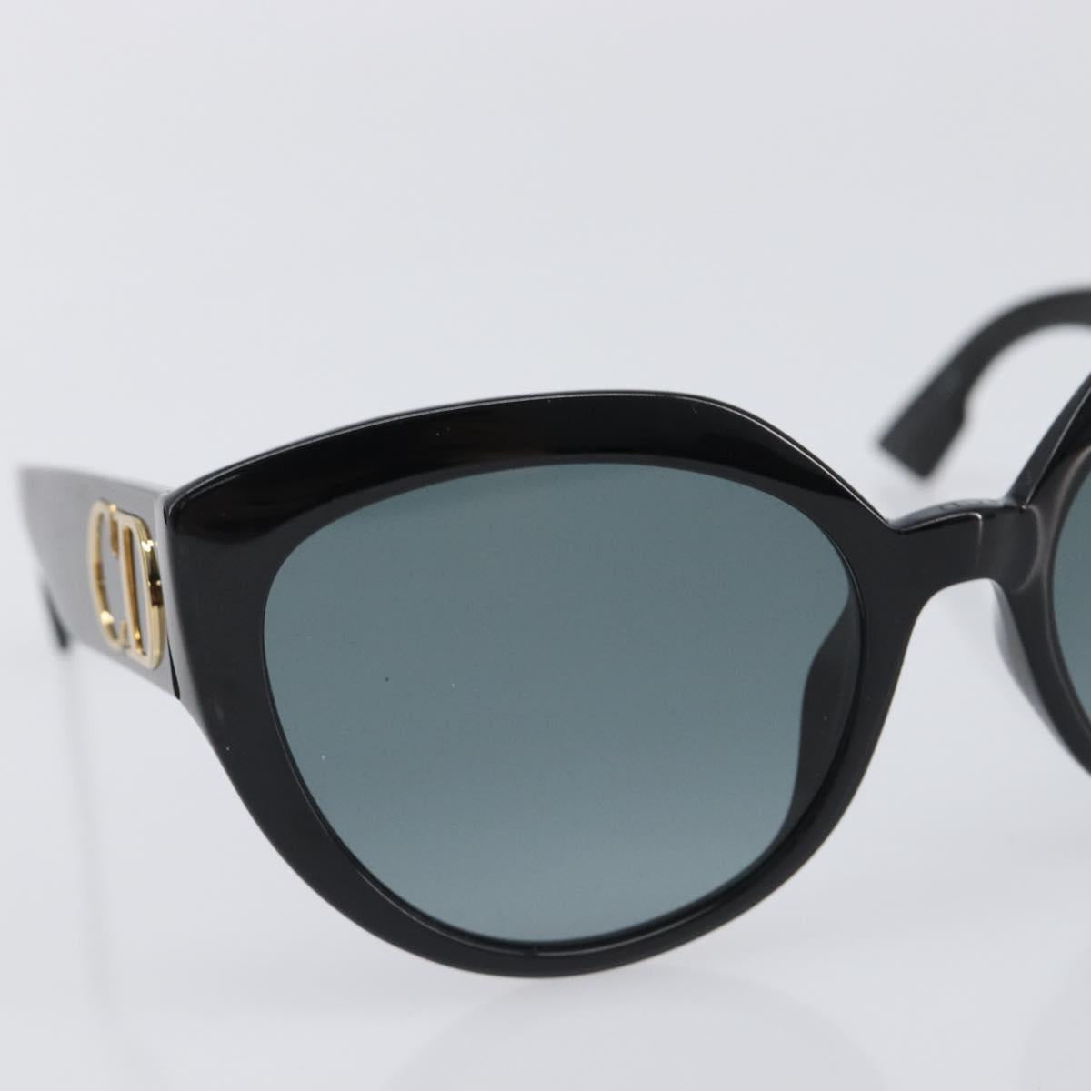 Christian Dior Sunglasses Plastic Black Gold Auth 203630M