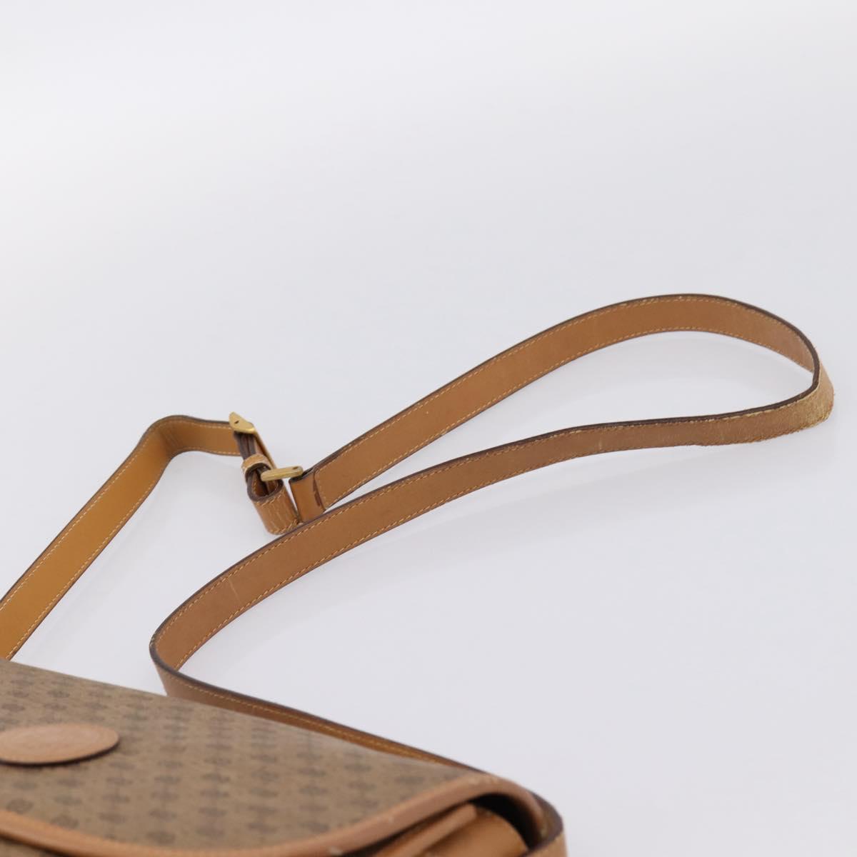 GUCCI Micro GG Supreme Shoulder Bag PVC Beige Gold 001 14 0712 Auth 203636