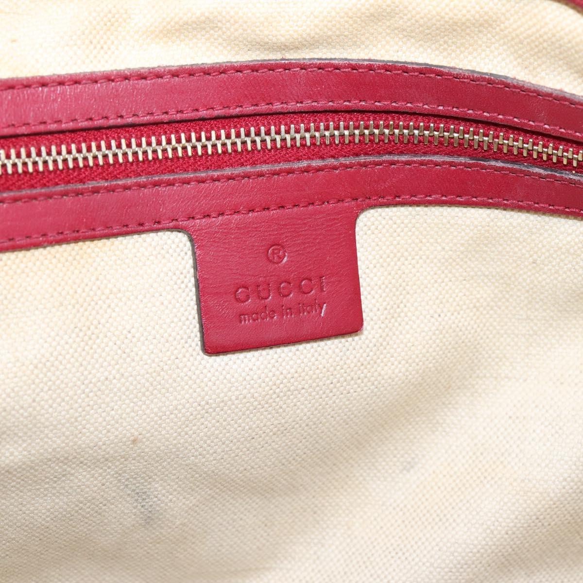 GUCCI GG Canvas Tote Bag Beige Gold 257069 Auth 203640