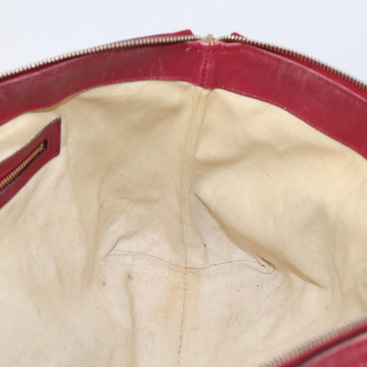 GUCCI GG Canvas Tote Bag Beige Gold 257069 Auth 203640