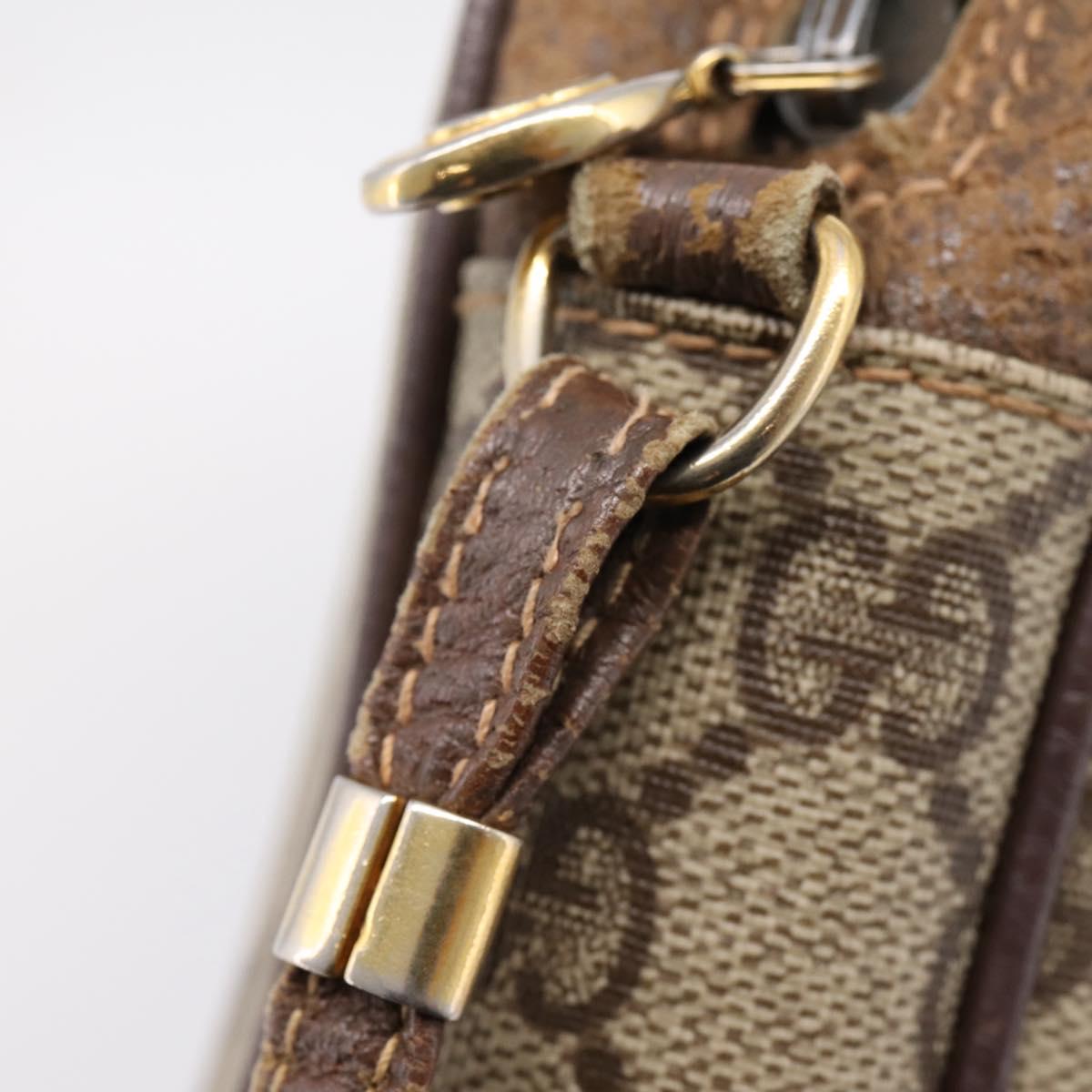 GUCCI GG Supreme Shoulder Bag PVC Beige Gold 007 115 6423 Auth 203641