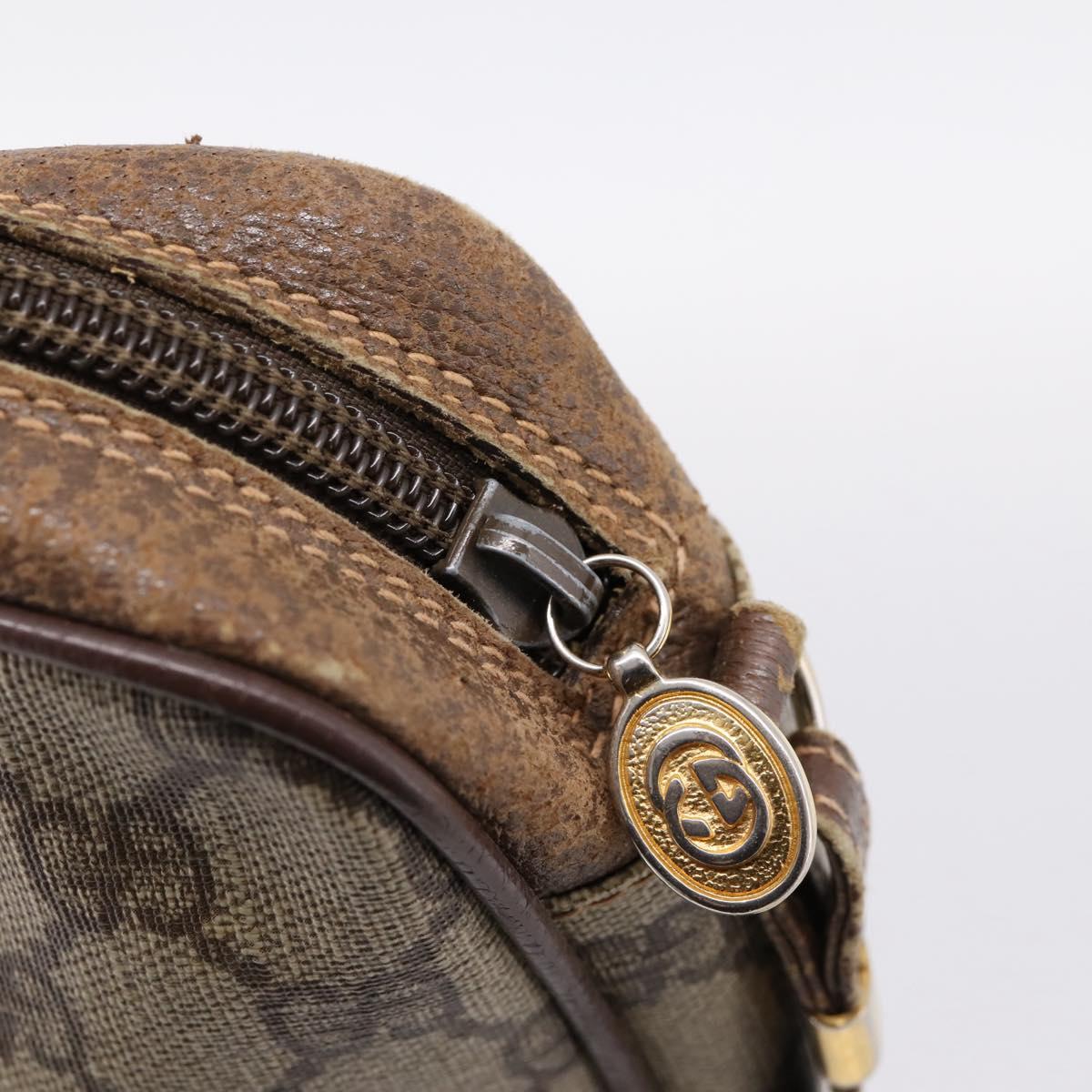 GUCCI GG Supreme Shoulder Bag PVC Beige Gold 007 115 6423 Auth 203641