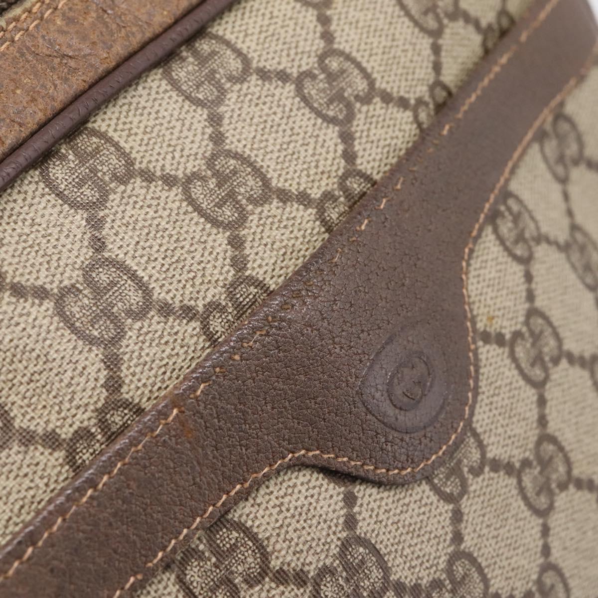 GUCCI GG Supreme Shoulder Bag PVC Beige Gold 007 115 6423 Auth 203641