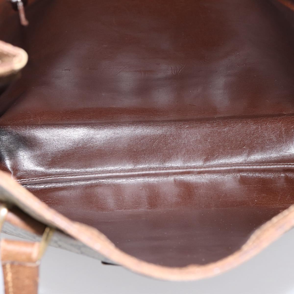 GUCCI GG Supreme Tote Bag PVC Beige Gold Auth 203643