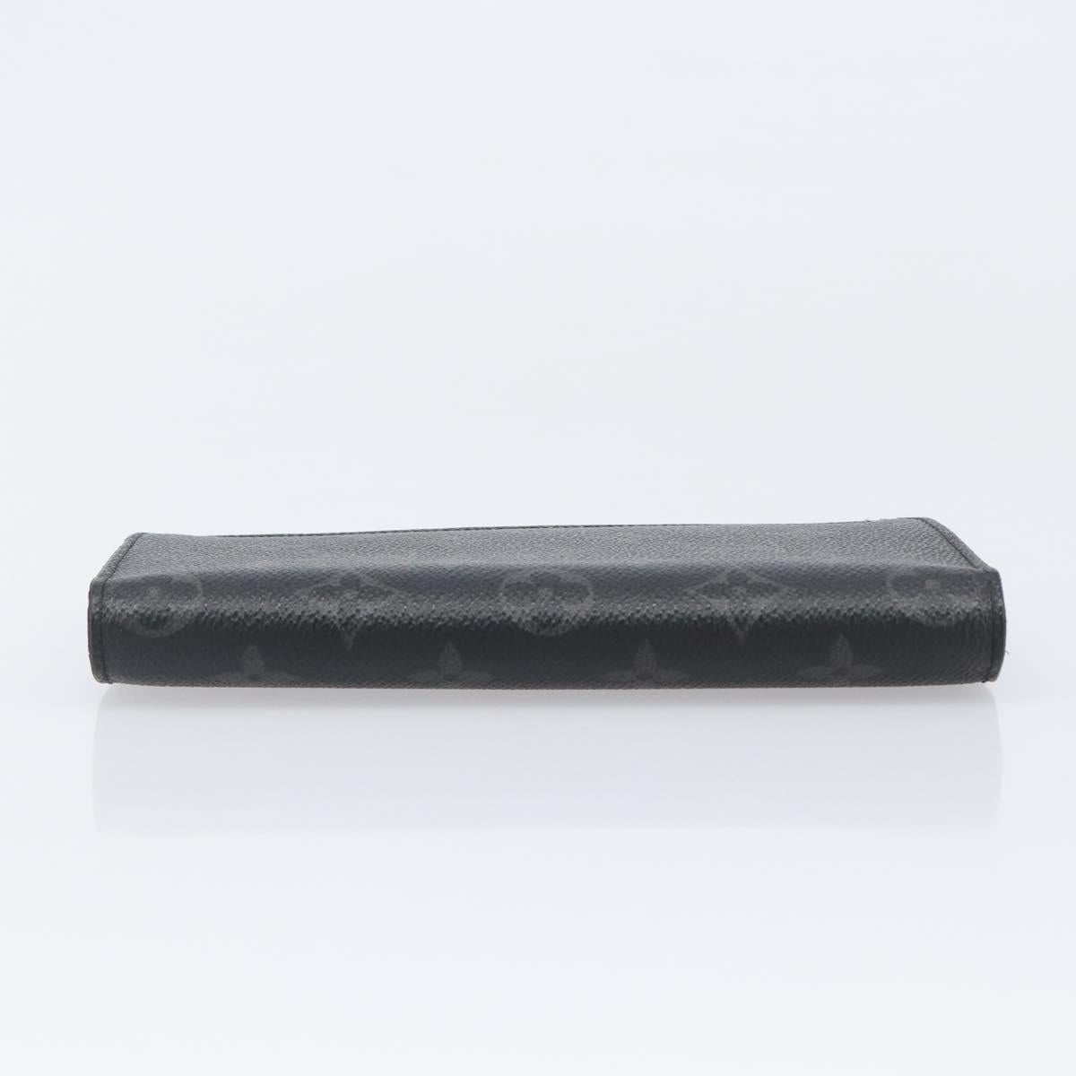 LOUIS VUITTON Monogram Eclipse Portefeuille Braza Wallet M61697 LV Auth 203645