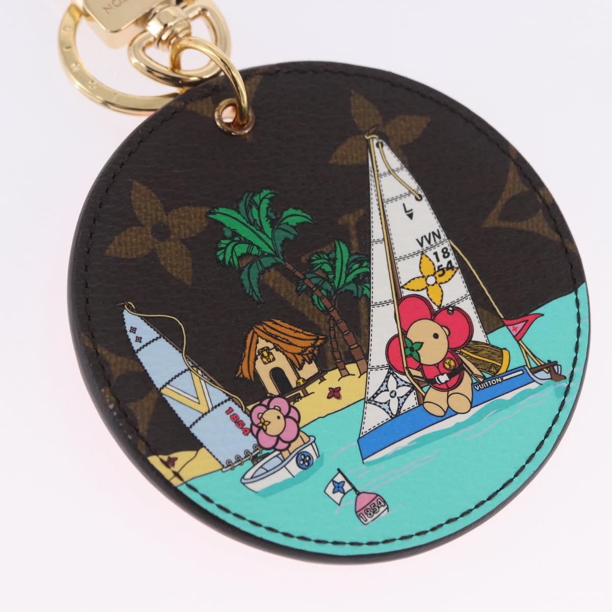LOUIS VUITTON Monogram Vivienne Porte Cre Illustre Charm M82634 LV Auth 203664M