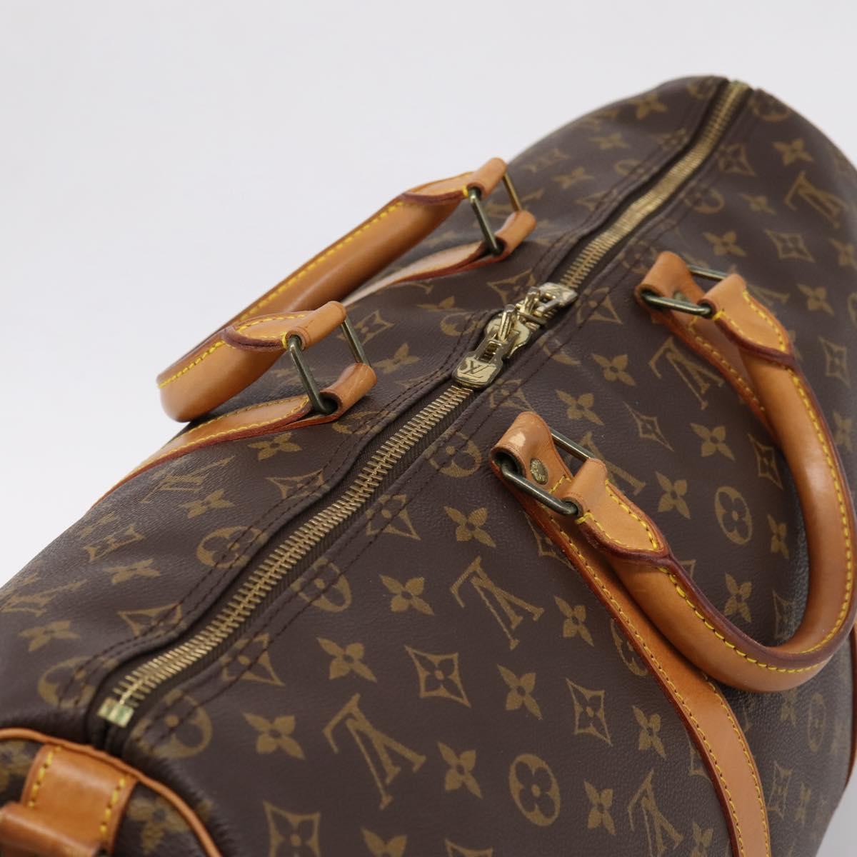 LOUIS VUITTON Monogram Keepall Bandouliere 50 Boston Bag M41416 LV Auth 203666V