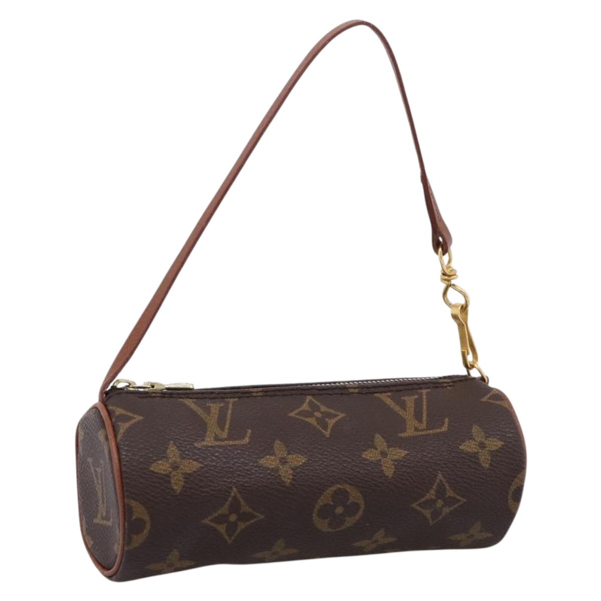 LOUIS VUITTON Monogram Papillon Pouch LV Auth 203668