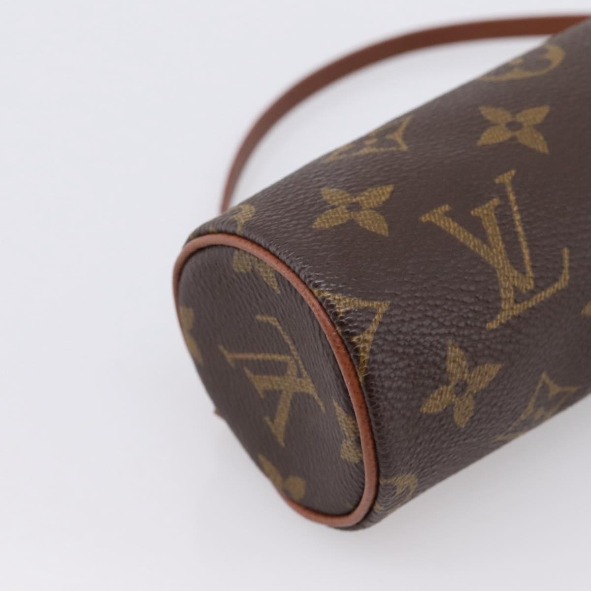 LOUIS VUITTON Monogram Papillon Pouch LV Auth 203668