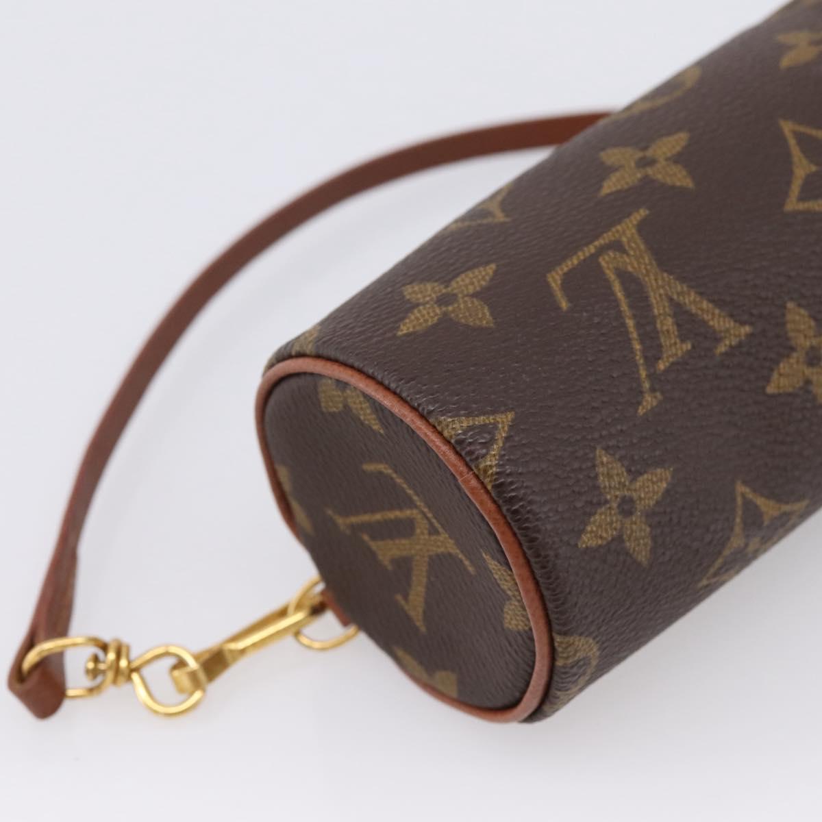 LOUIS VUITTON Monogram Papillon Pouch LV Auth 203668