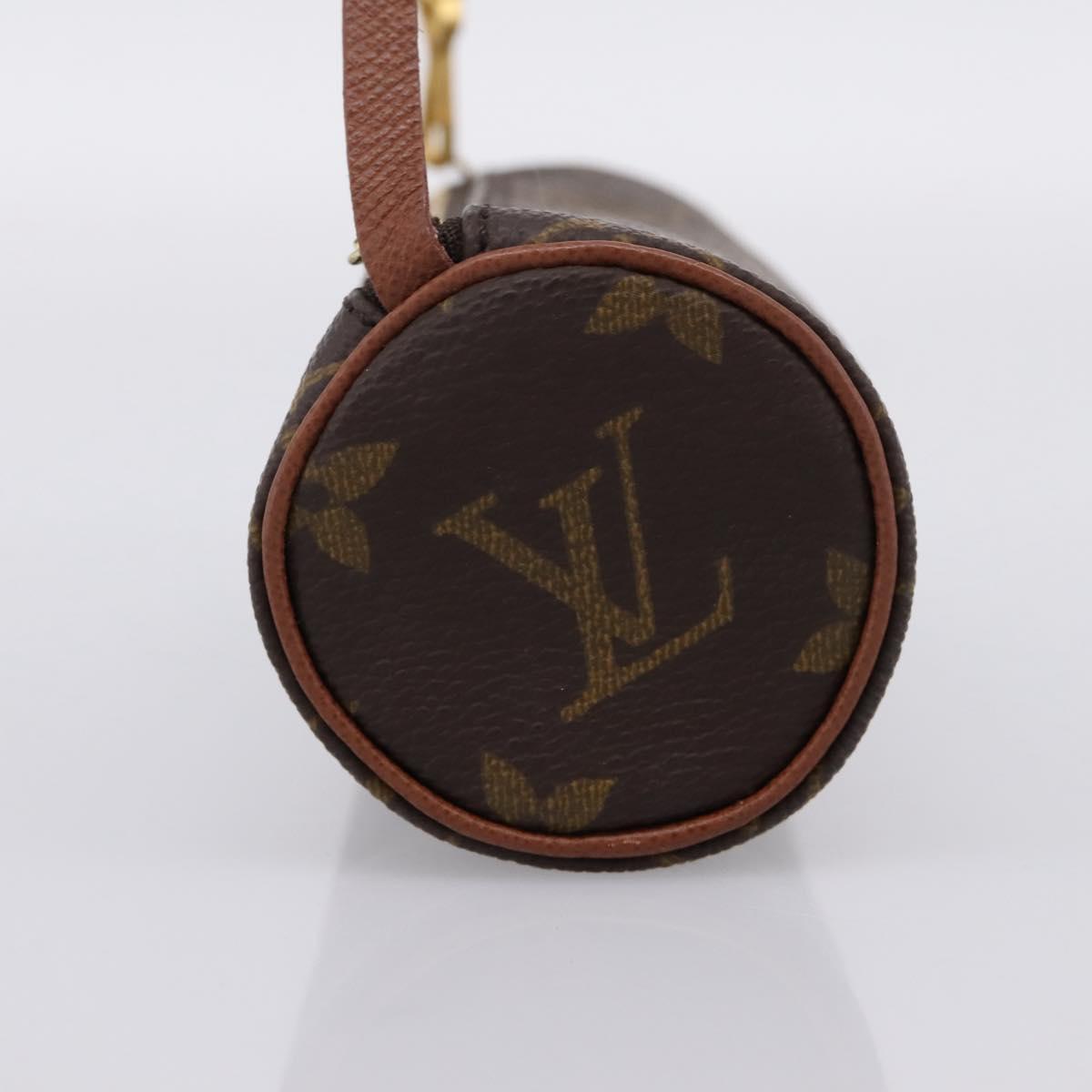 LOUIS VUITTON Monogram Papillon Pouch LV Auth 203668