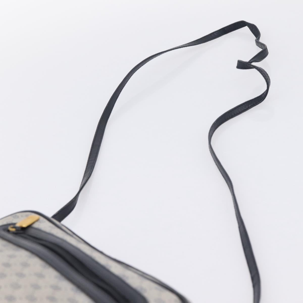 GUCCI GG Supreme Shoulder Bag PVC Navy Gold 007 39 0014 Auth 203669