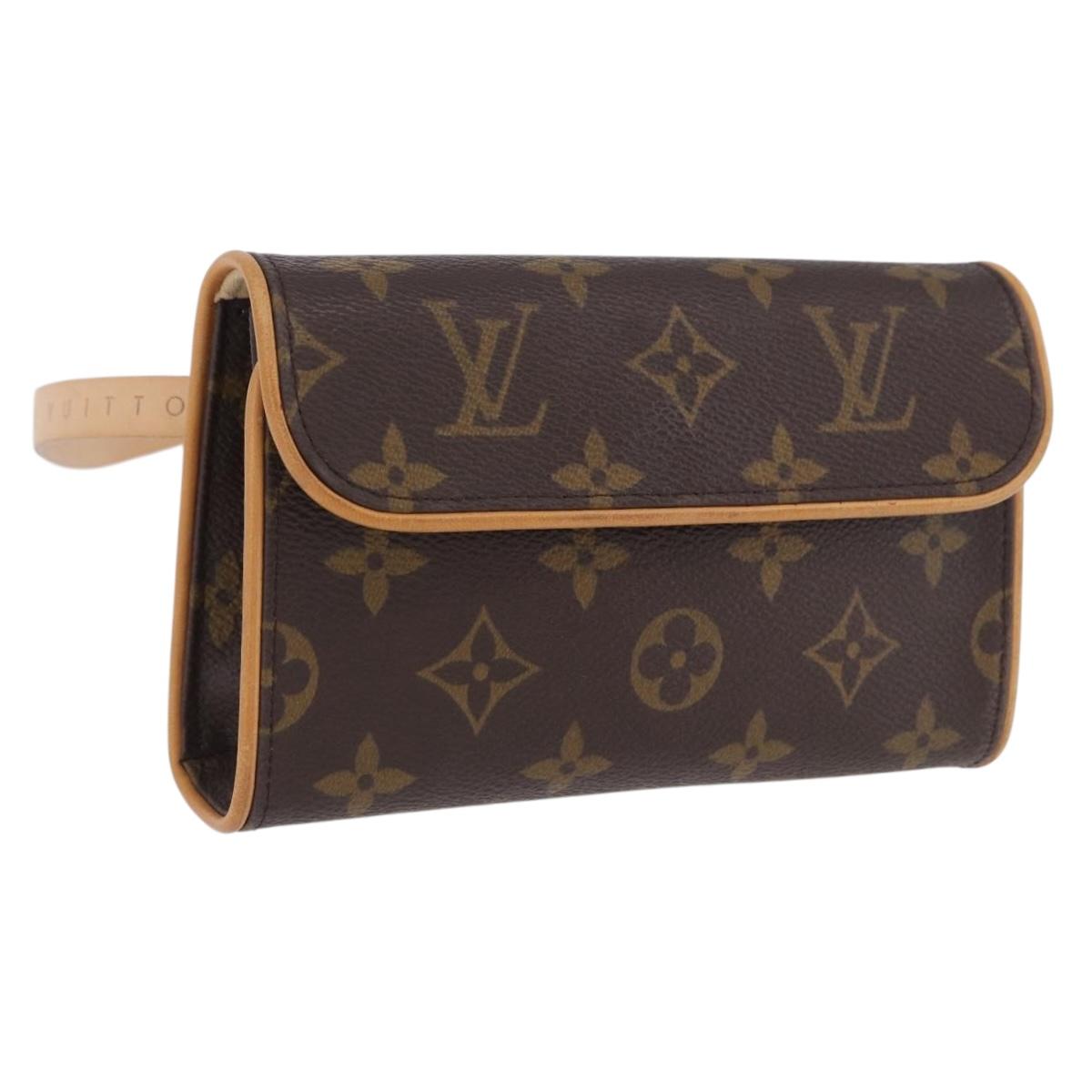 LOUIS VUITTON Monogram Pochette Florentine Waist Bag M51855 LV Auth 203670V