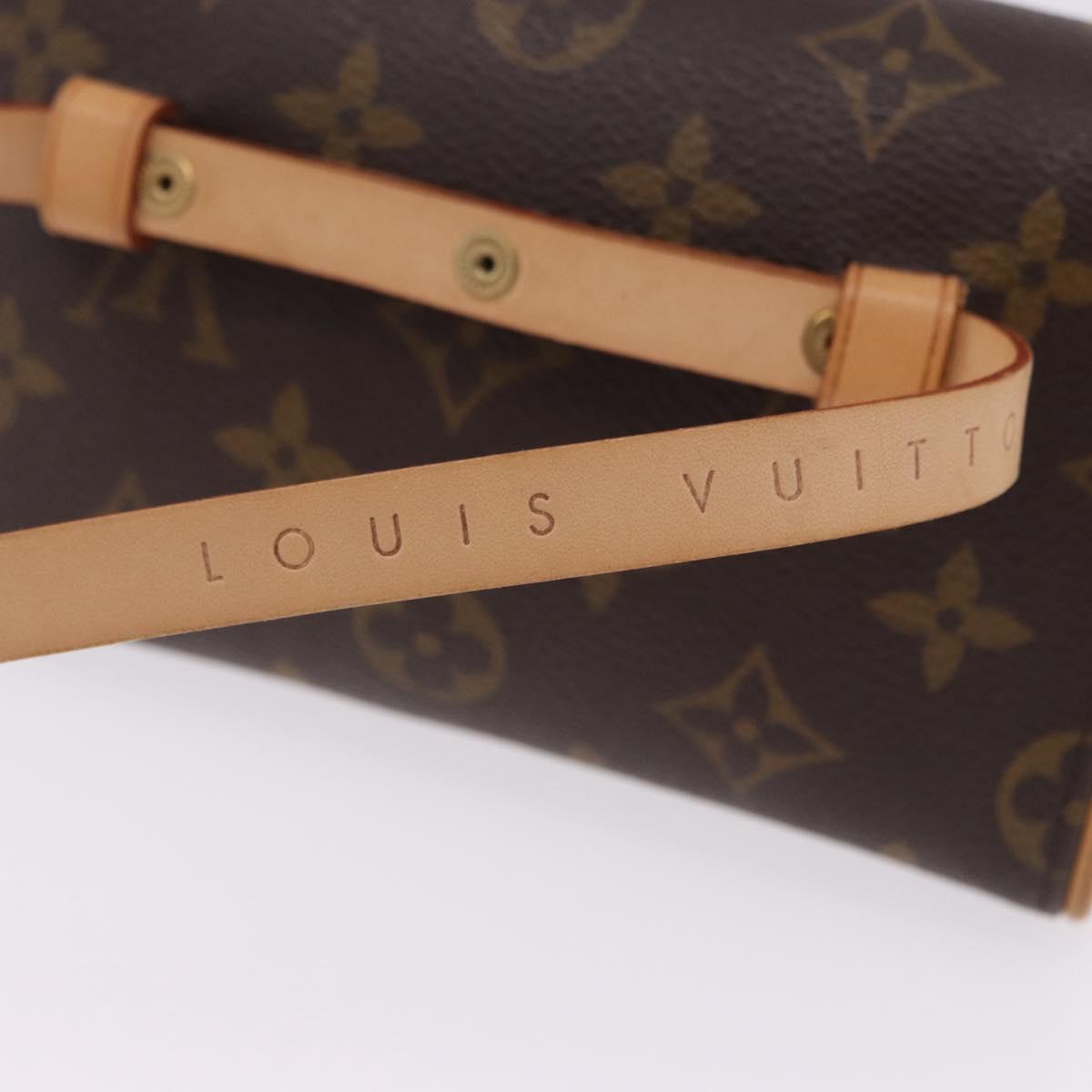 LOUIS VUITTON Monogram Pochette Florentine Waist Bag M51855 LV Auth 203670V